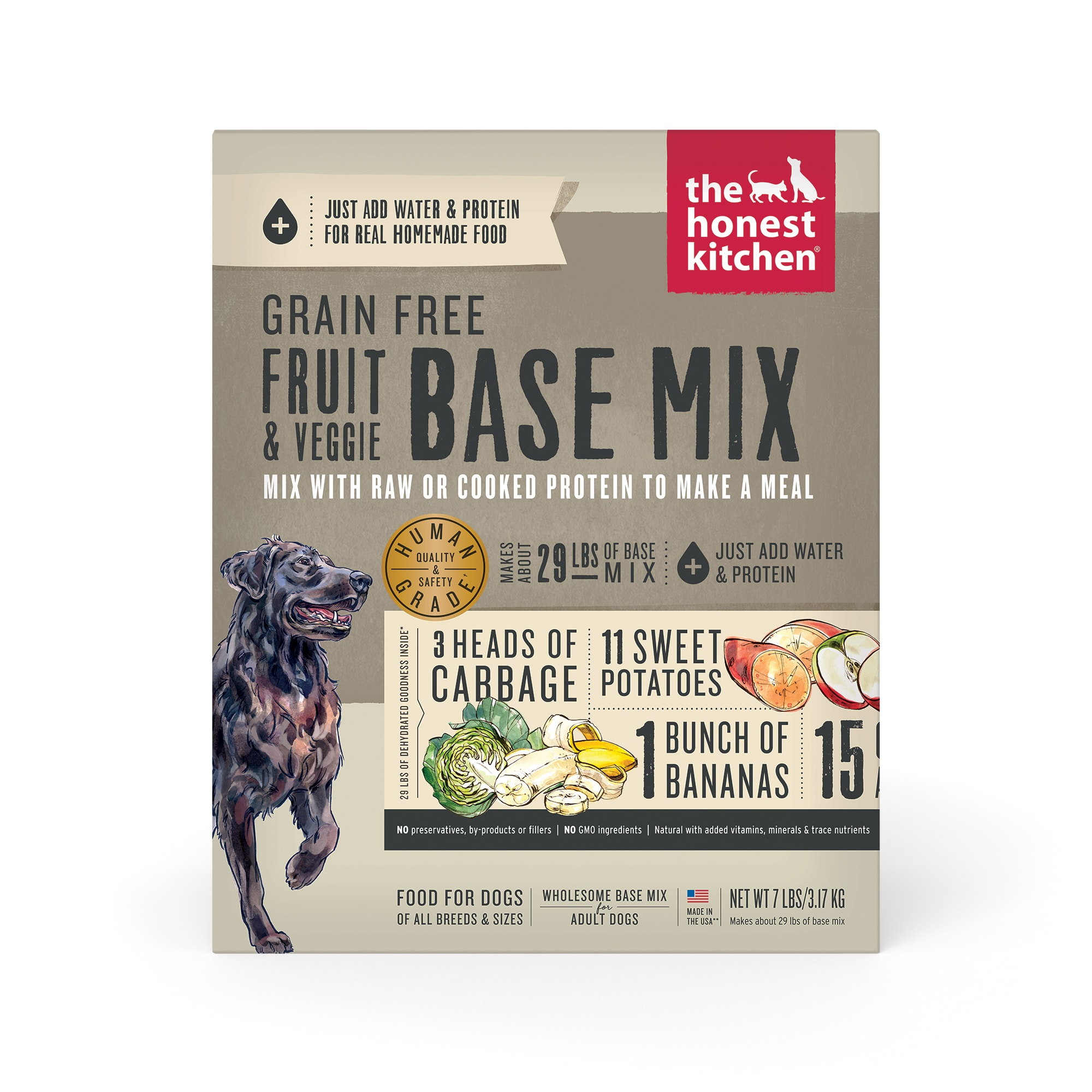 The Honest Kitchen Dehydrated Grain Free Fruit & Veggie Base Mix Recipe