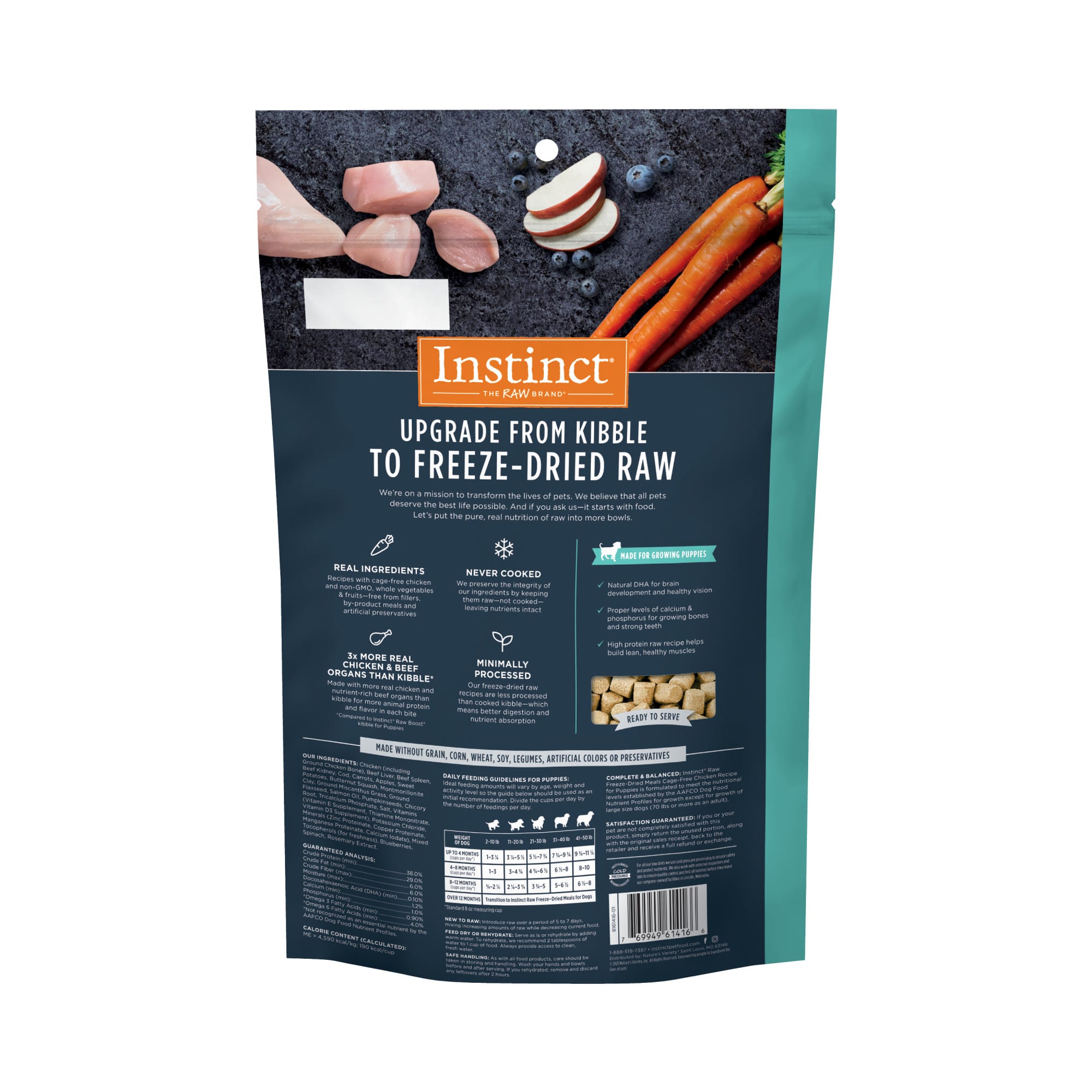 Instinct freeze dried raw dog clearance food