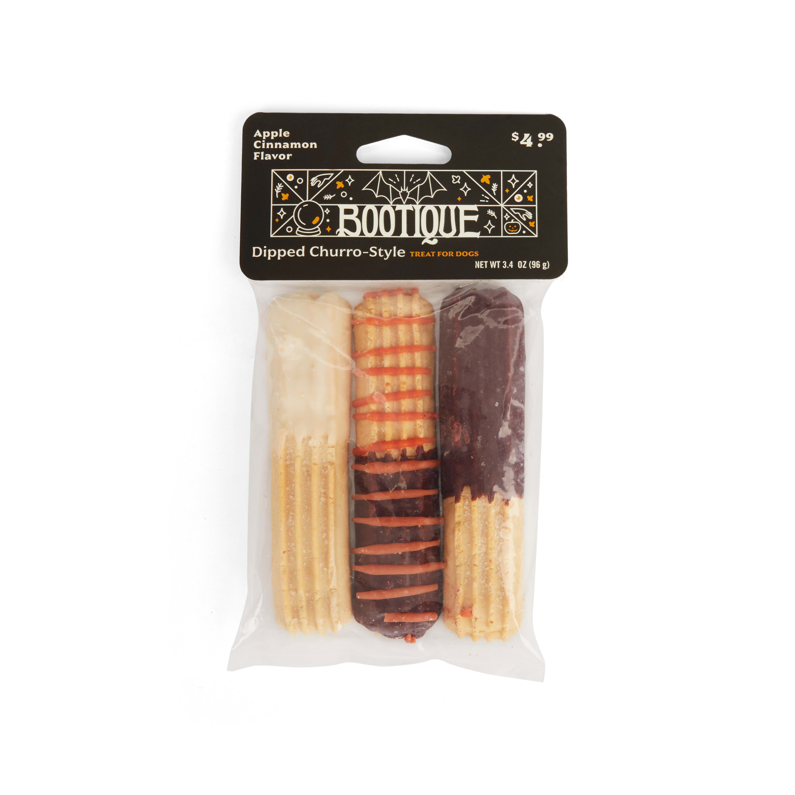  Bootique Dipped Churro-Style Dog Treats, Count of 3