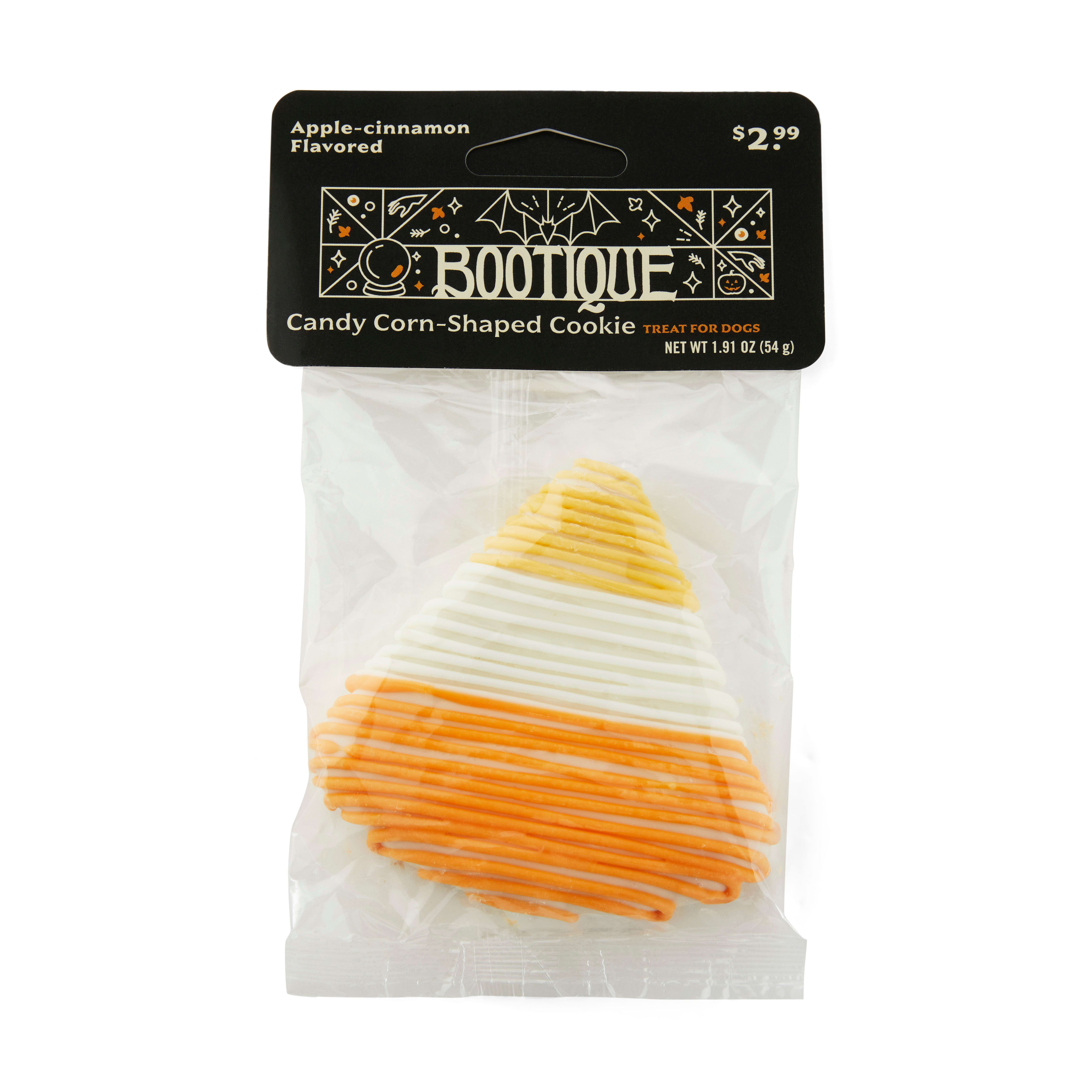  Bootique Candy Corn-shaped Dog Cookie Treat for Dogs, 2.1 oz.