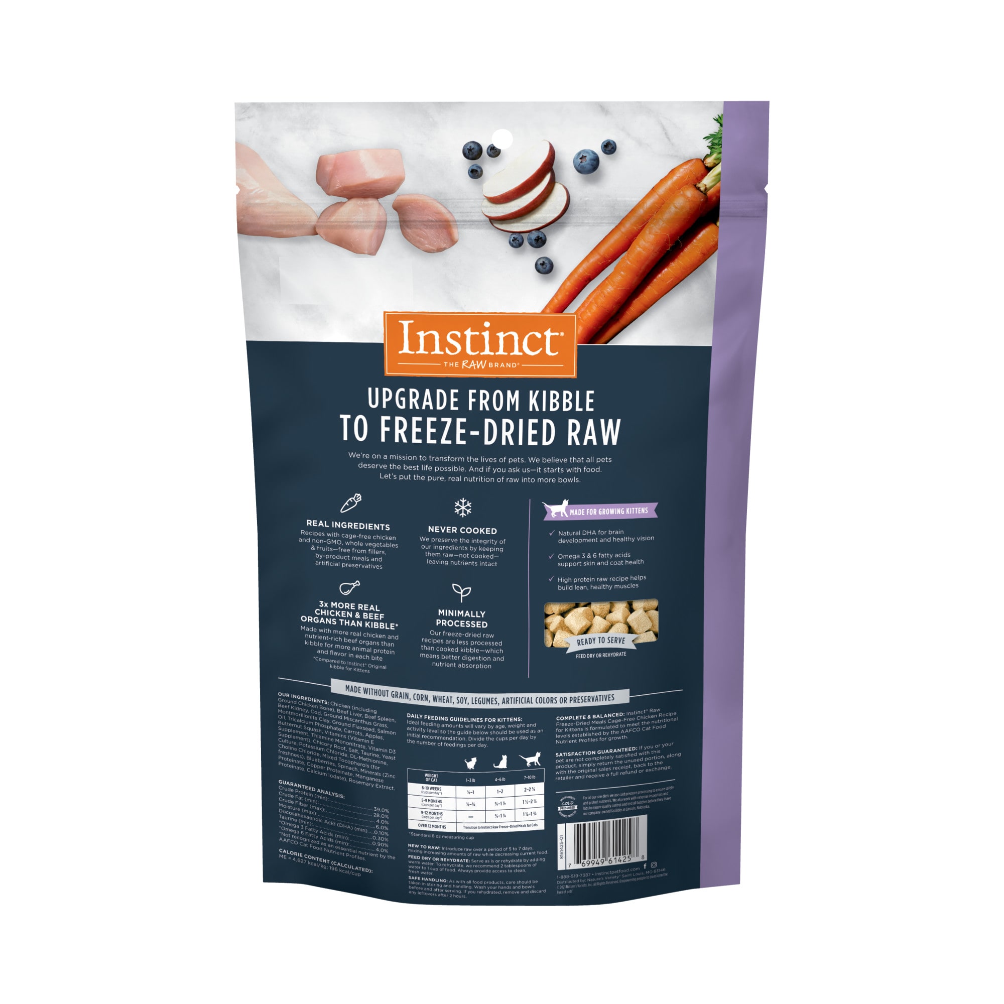 Freeze dried outlet kitten food