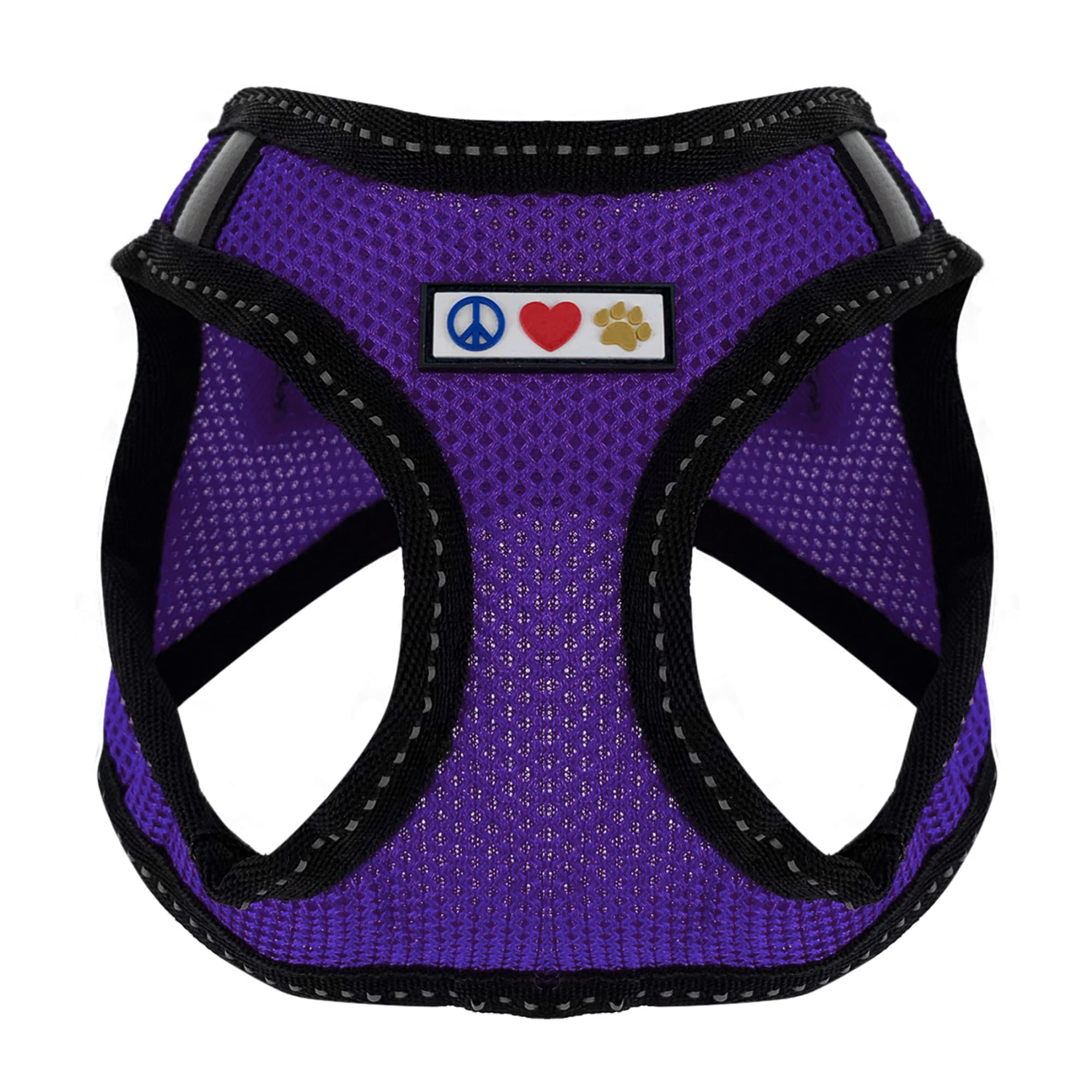 Pawtitas Reflective Purple Dog Harness XX Small Durable   3332123 Center 1