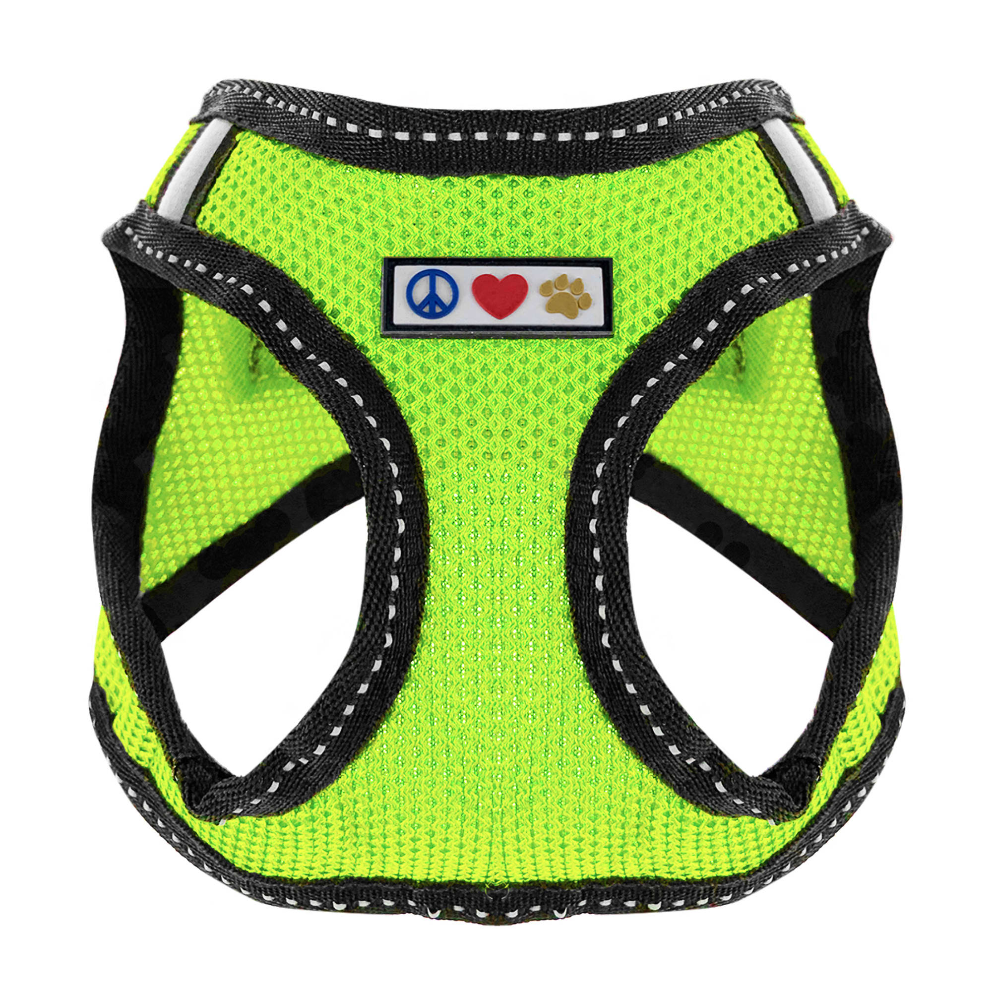 Pawtitas Green Reflective Dog Harness, XX-Small | Petco