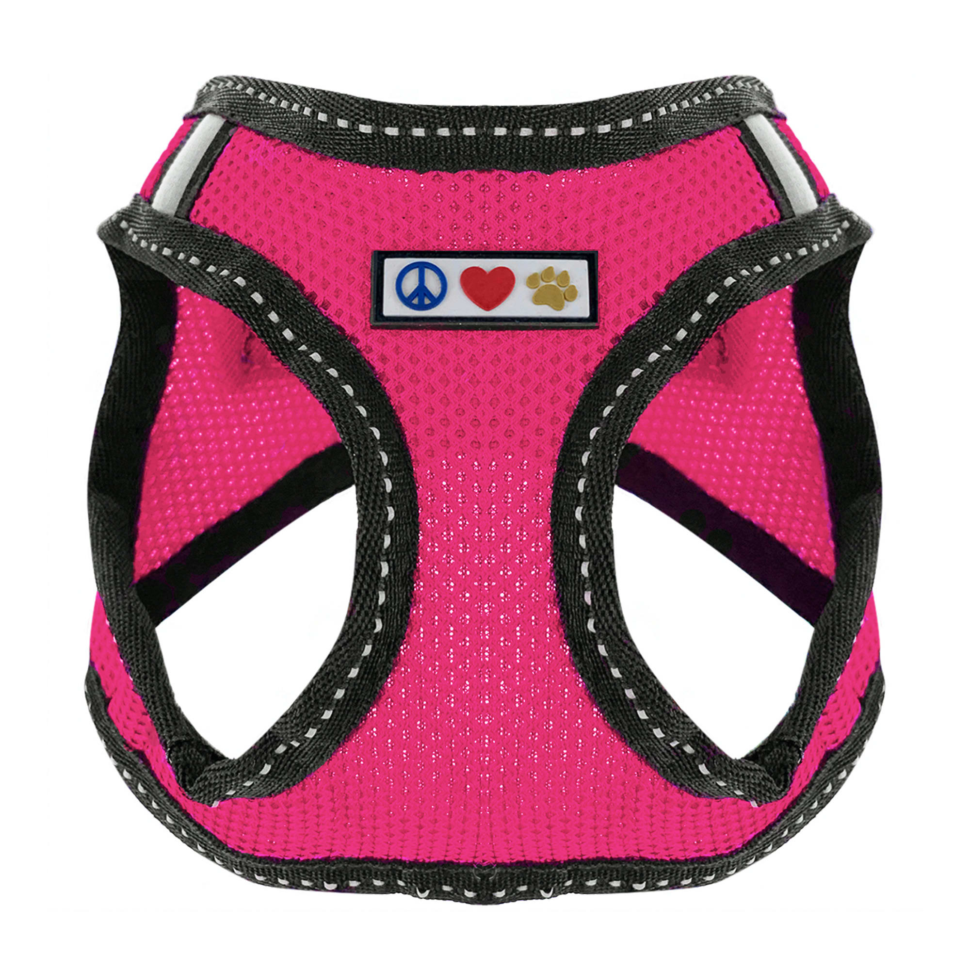 Pawtitas Pink Reflective XXSmall Dog Harness & Safety Strip