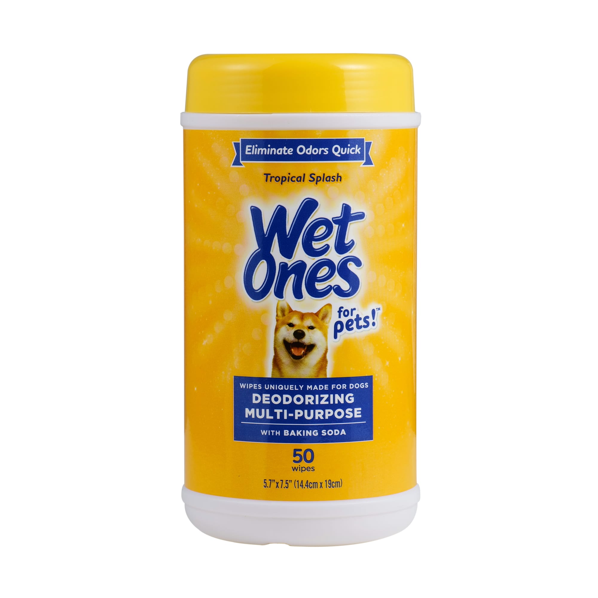 Wet Ones for Pets Deodorizing MultiPurpose Dog Wipes with Baking Soda