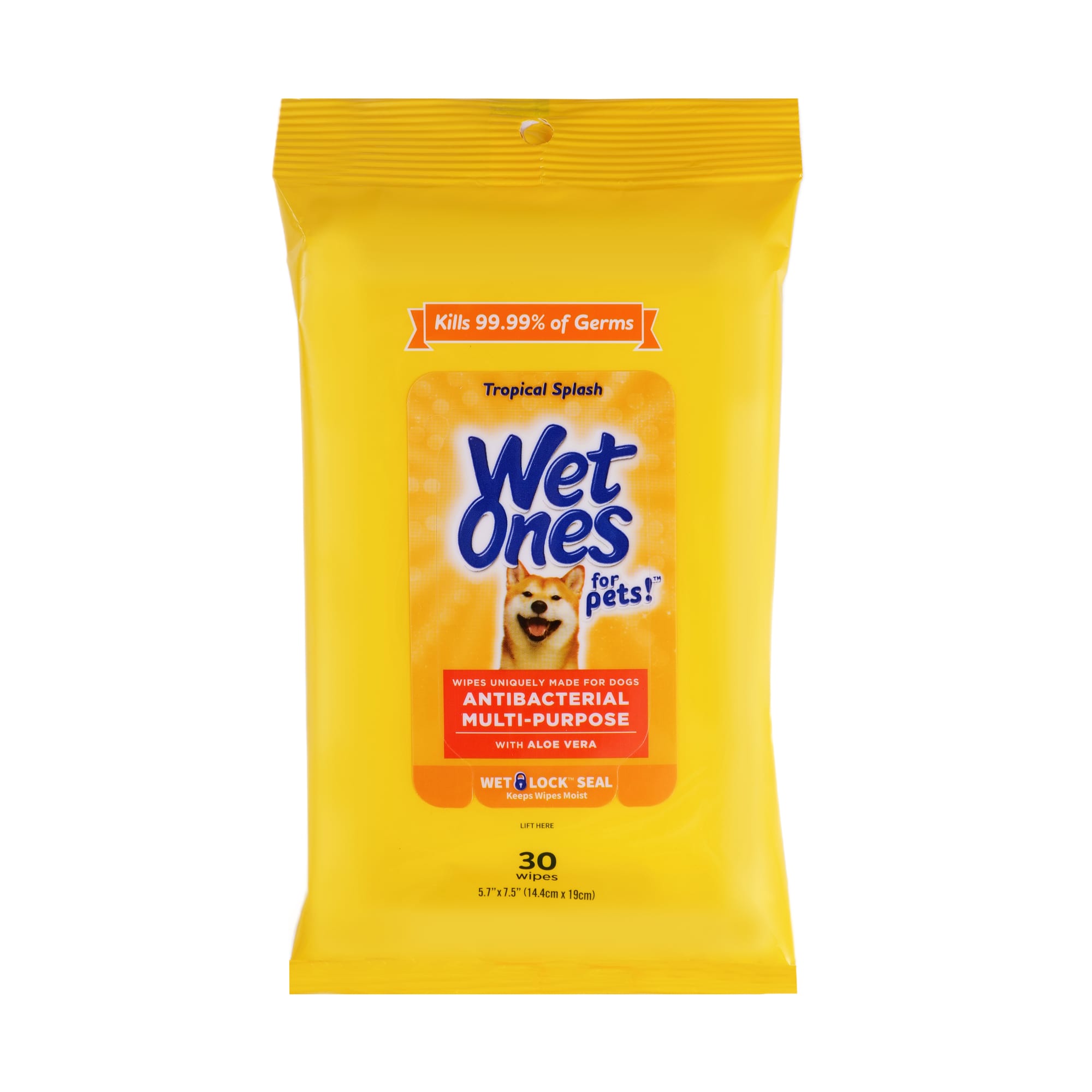 Antimicrobial wipes for outlet dogs