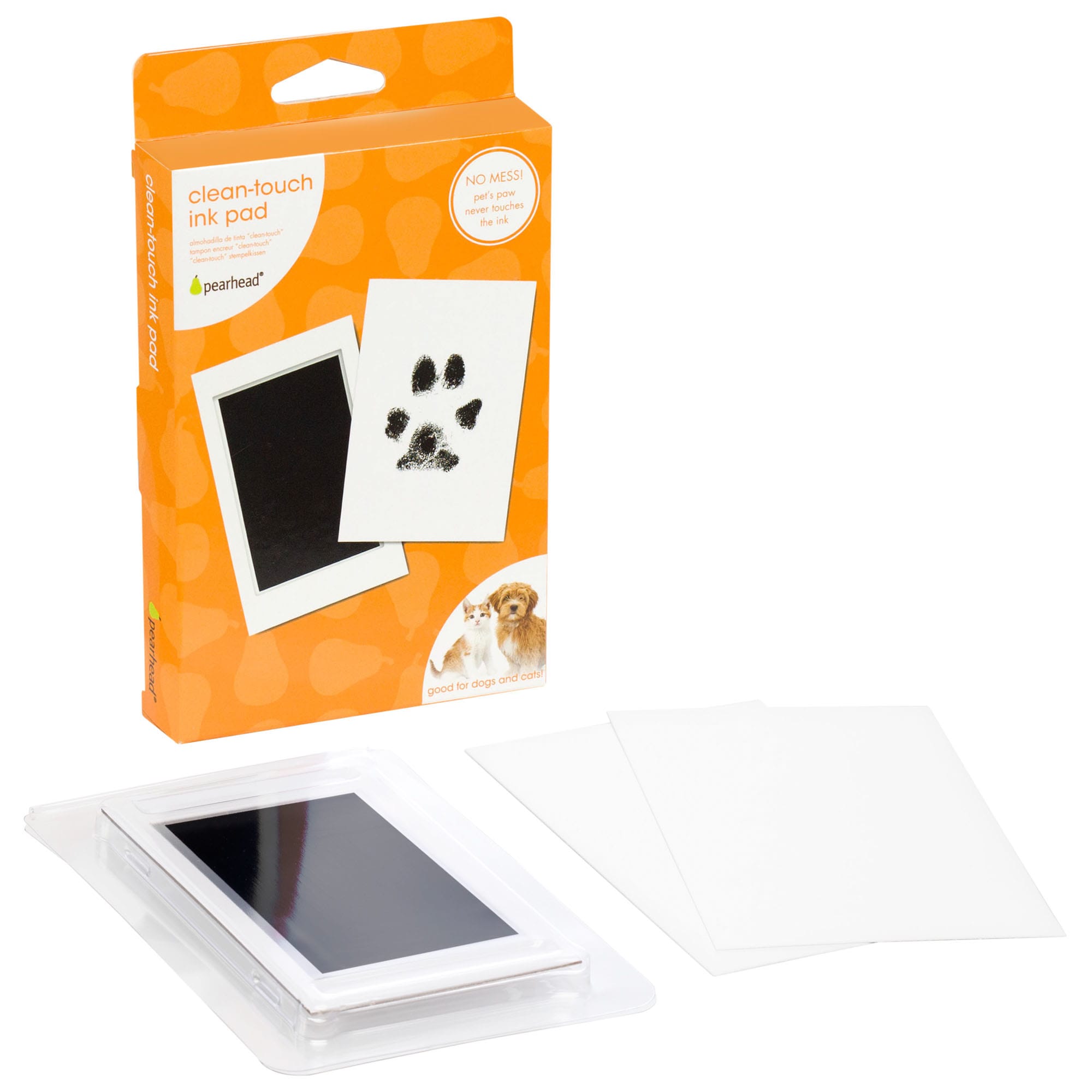 Any Erasure Comparison Pearhead Pet Pawprints Clean-Touch Ink Pad for Dogs and Cats | Petco