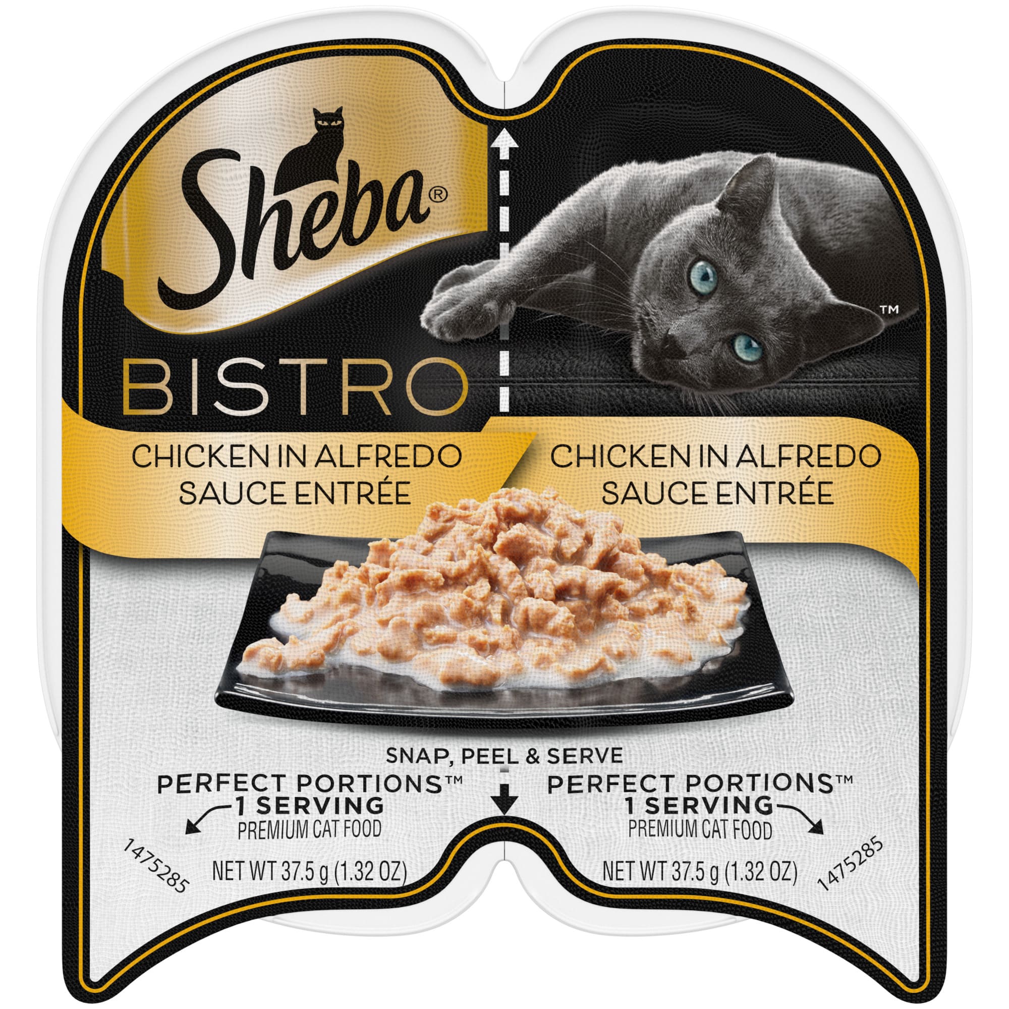 Sheba Perfect Portions Chicken in Alfredo Sauce Entree Bistro Adult Wet Cat Food 2.64 oz. Case of 24