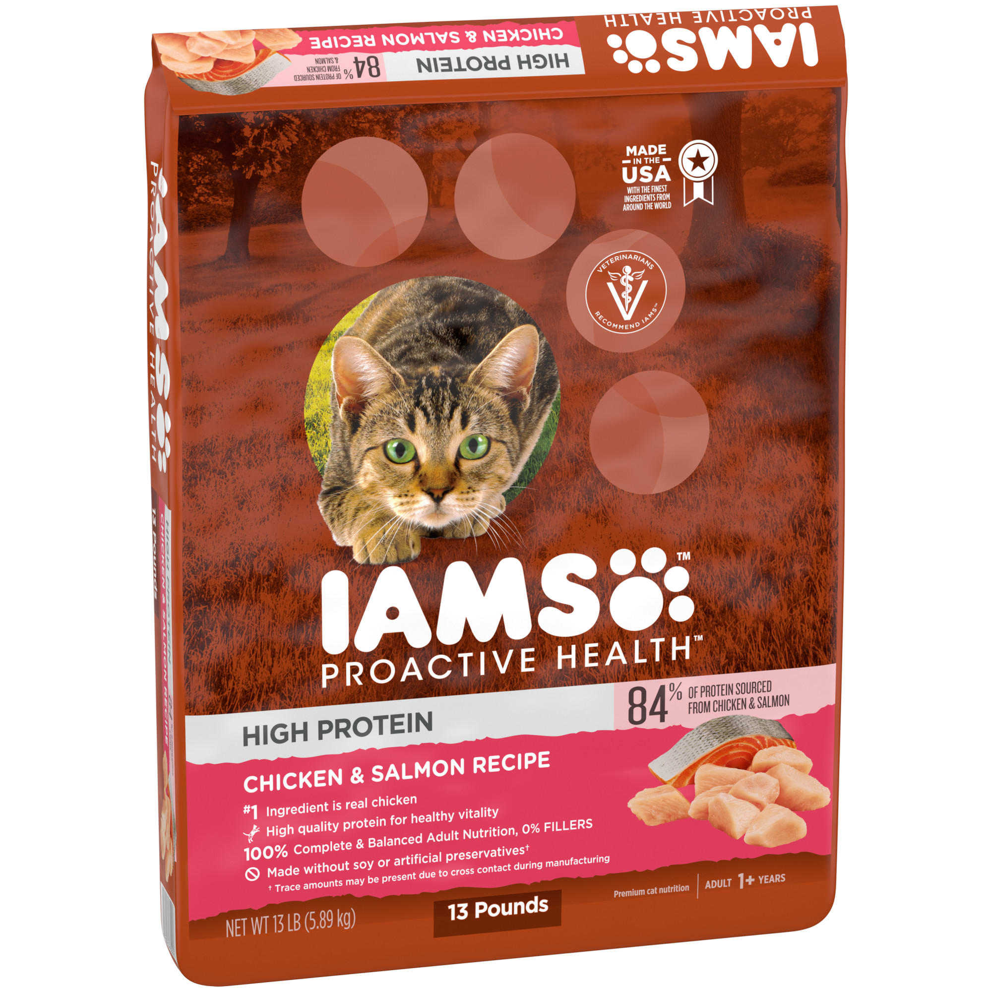 Iams ProActive Health High Protein Chicken Salmon Recipe Adult