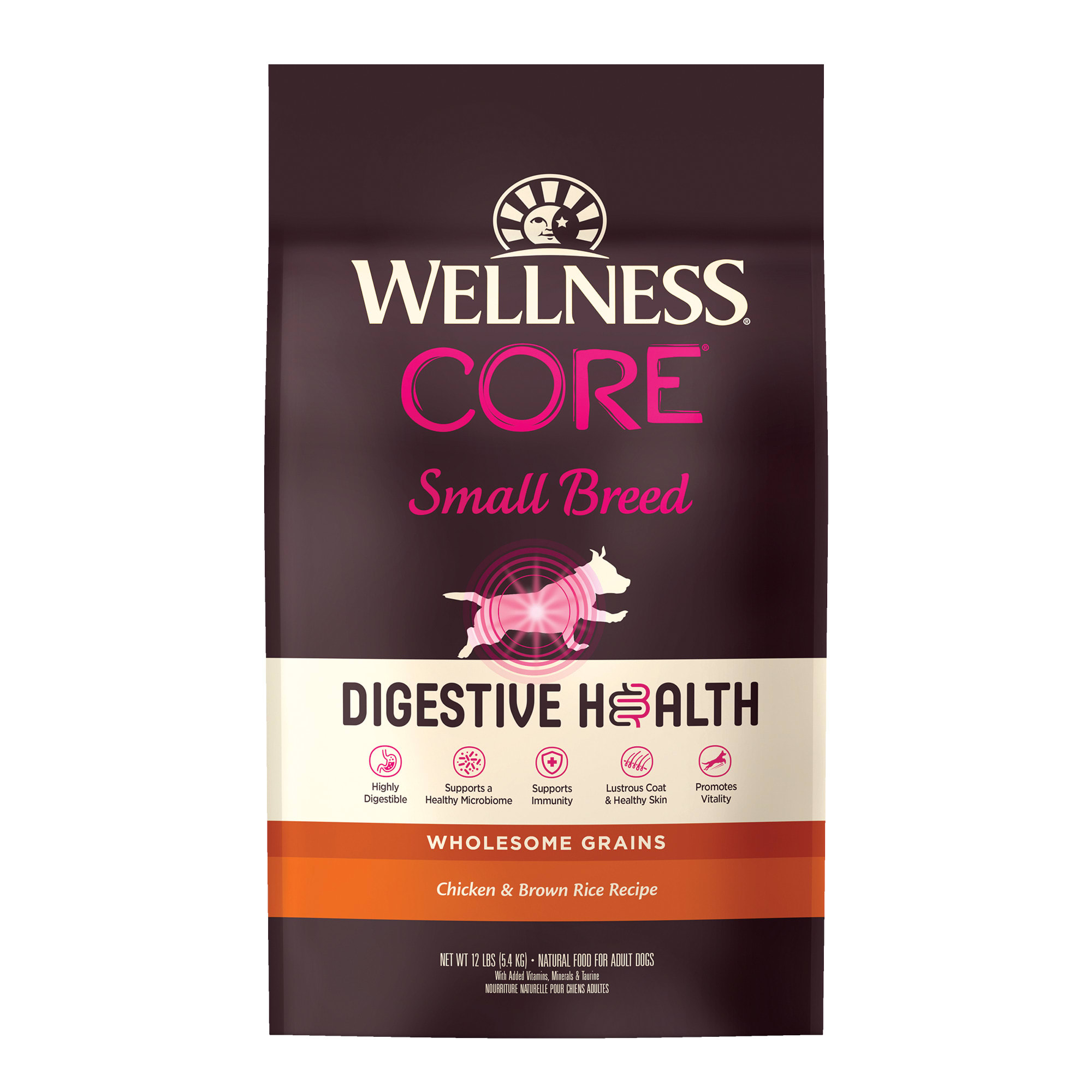 Wellness CORE Digestive Health Small Breed Chicken & Brown Rice Dry Dog