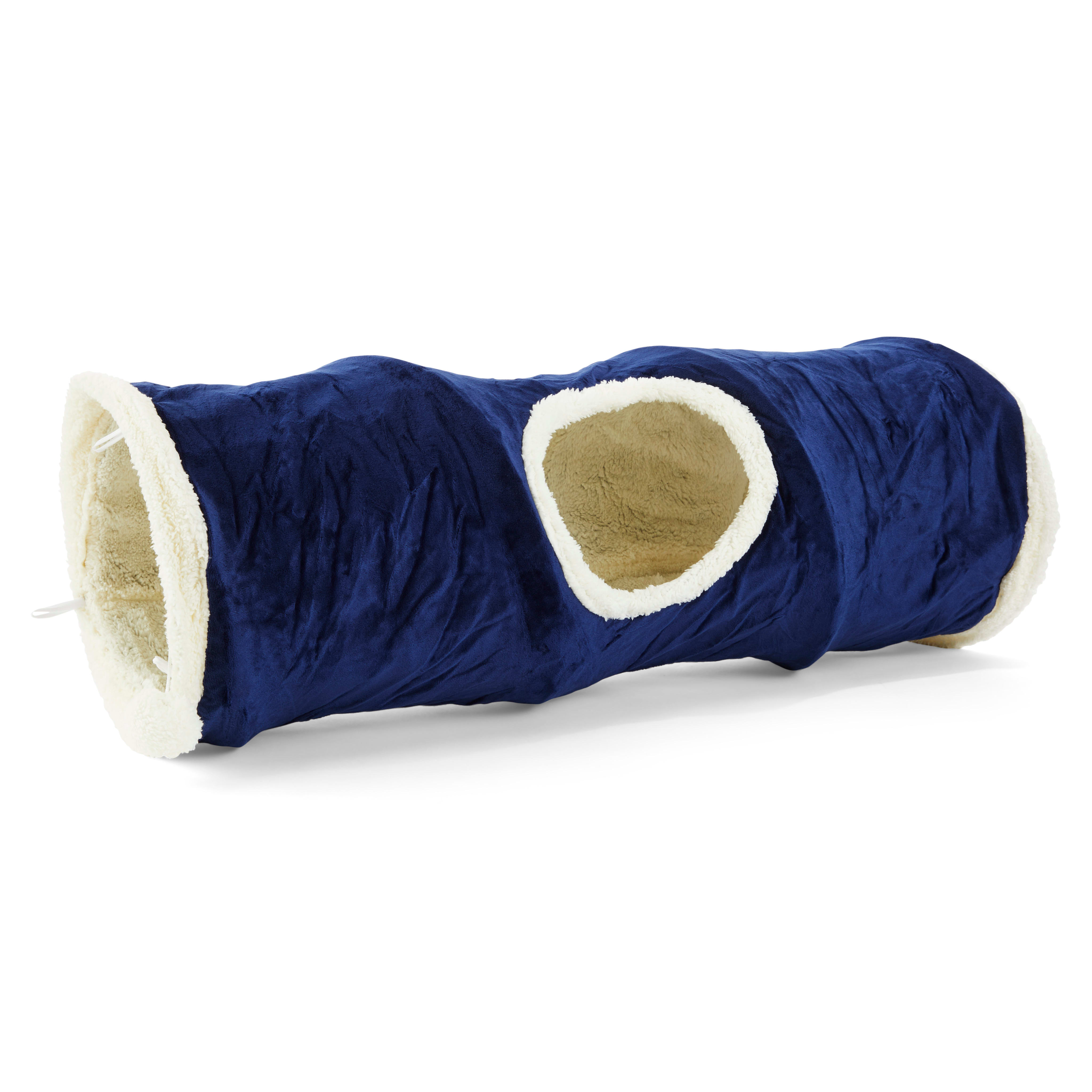 Leaps Bounds Blue Crinkle Connect Cat Tunnel from Petco