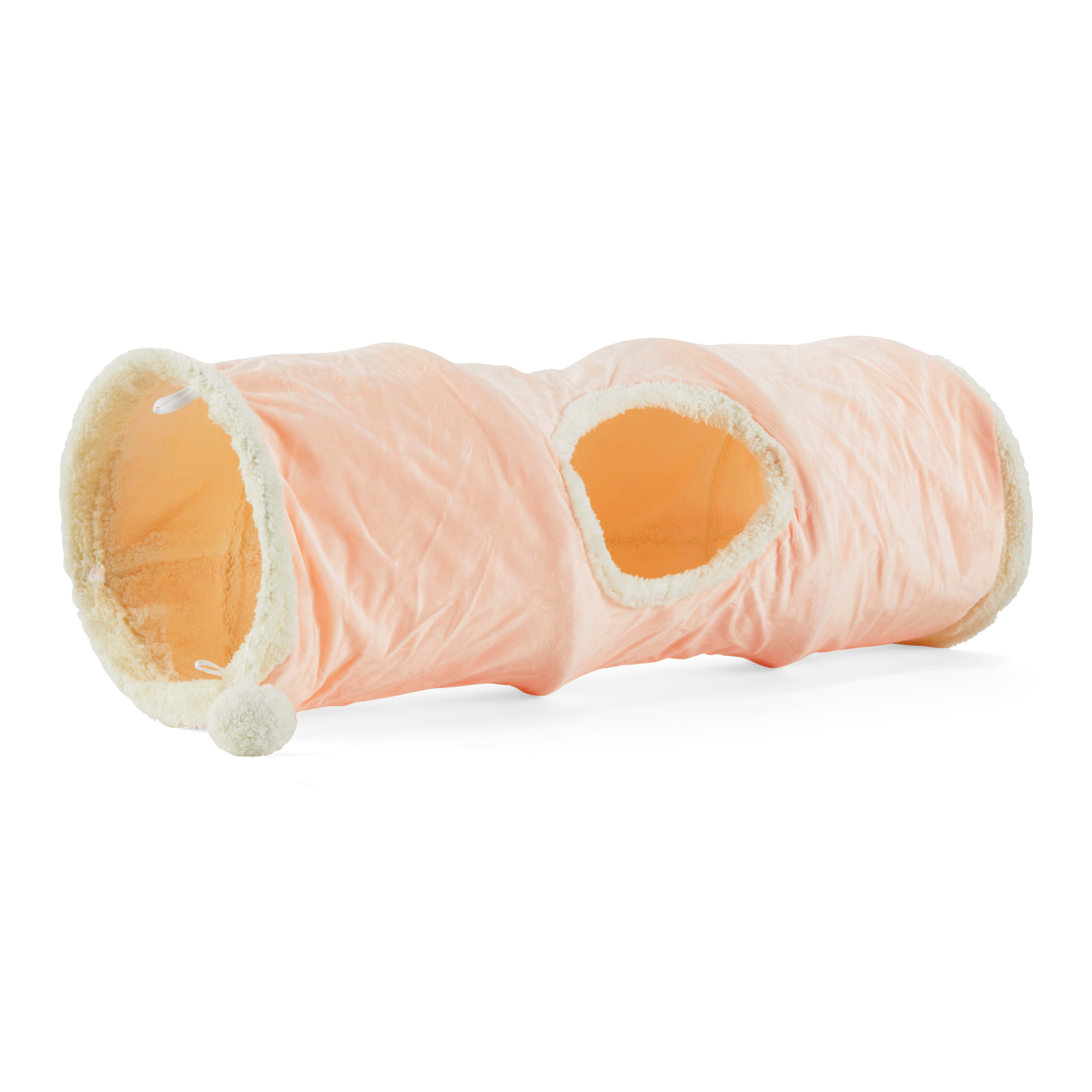 Leaps & Bounds Pink Cat Play Tunnel Extra Roomy & Soft
