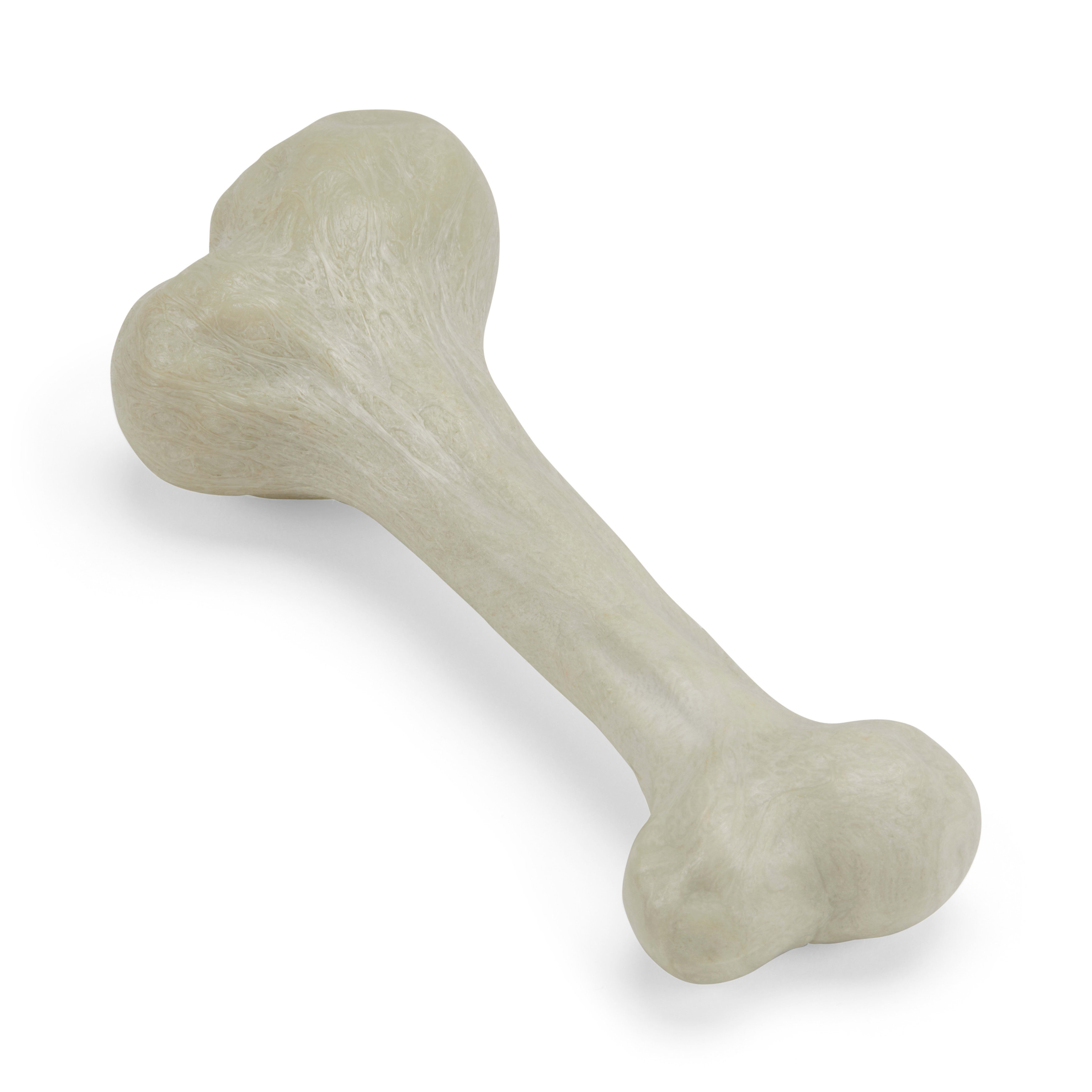 Leaps & Bounds Peanut Butter-Scented Bone Dog Chew Toy, Small