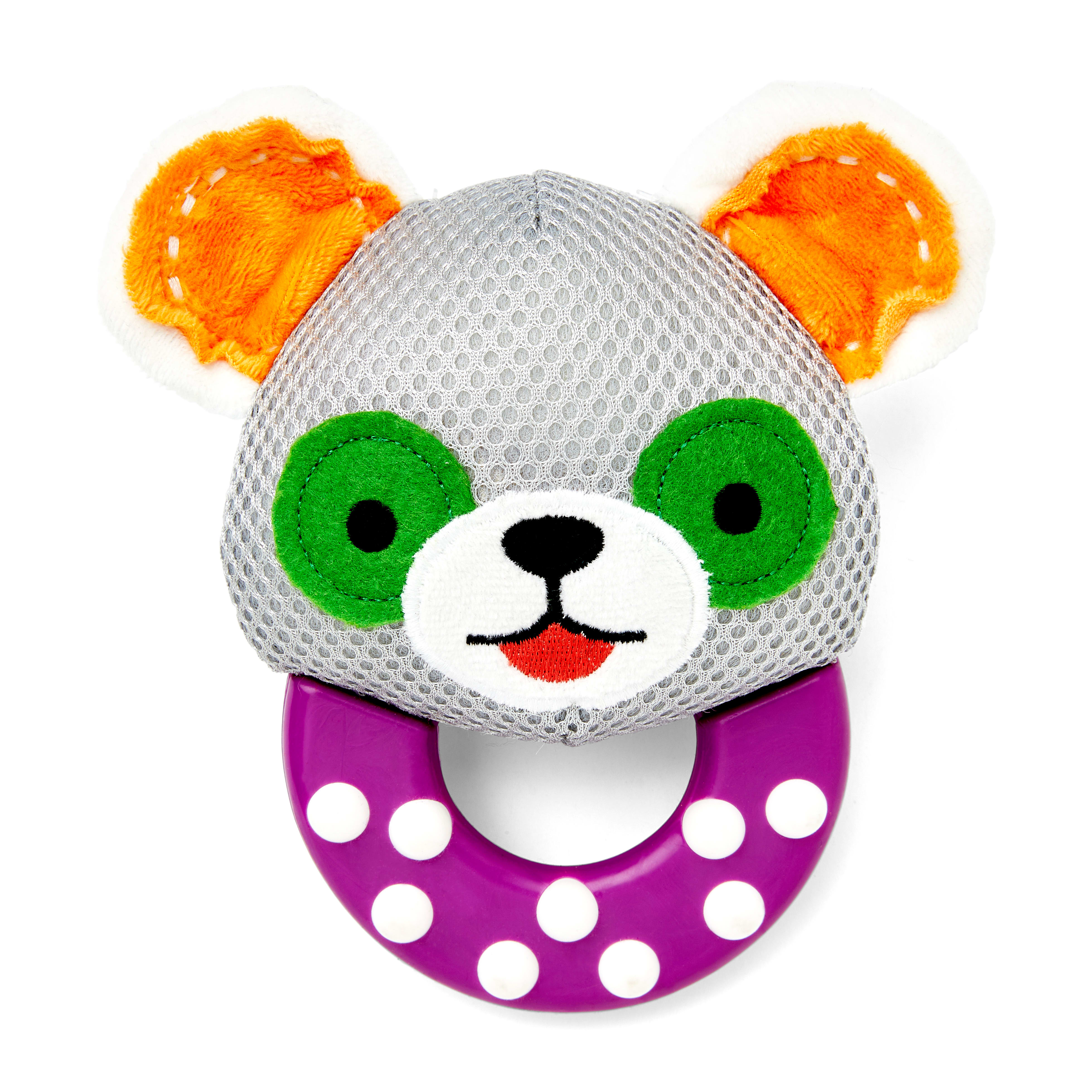 Leaps & Bounds Chews Me! Bear Teething Plush Toy for Large Puppies, X