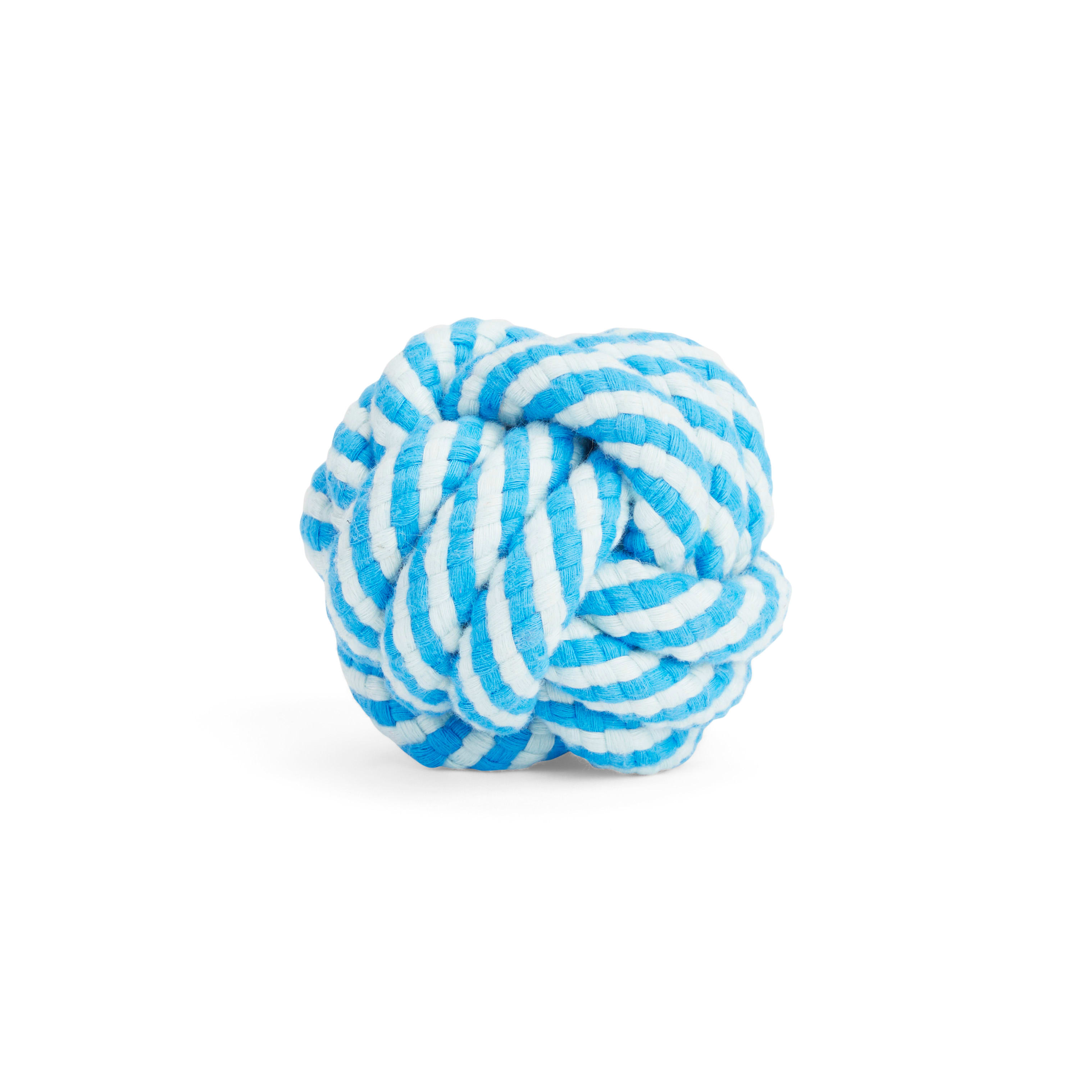 DENTAL ROPE 2-KNOT MINI WHITE 6 - Ethical Pet