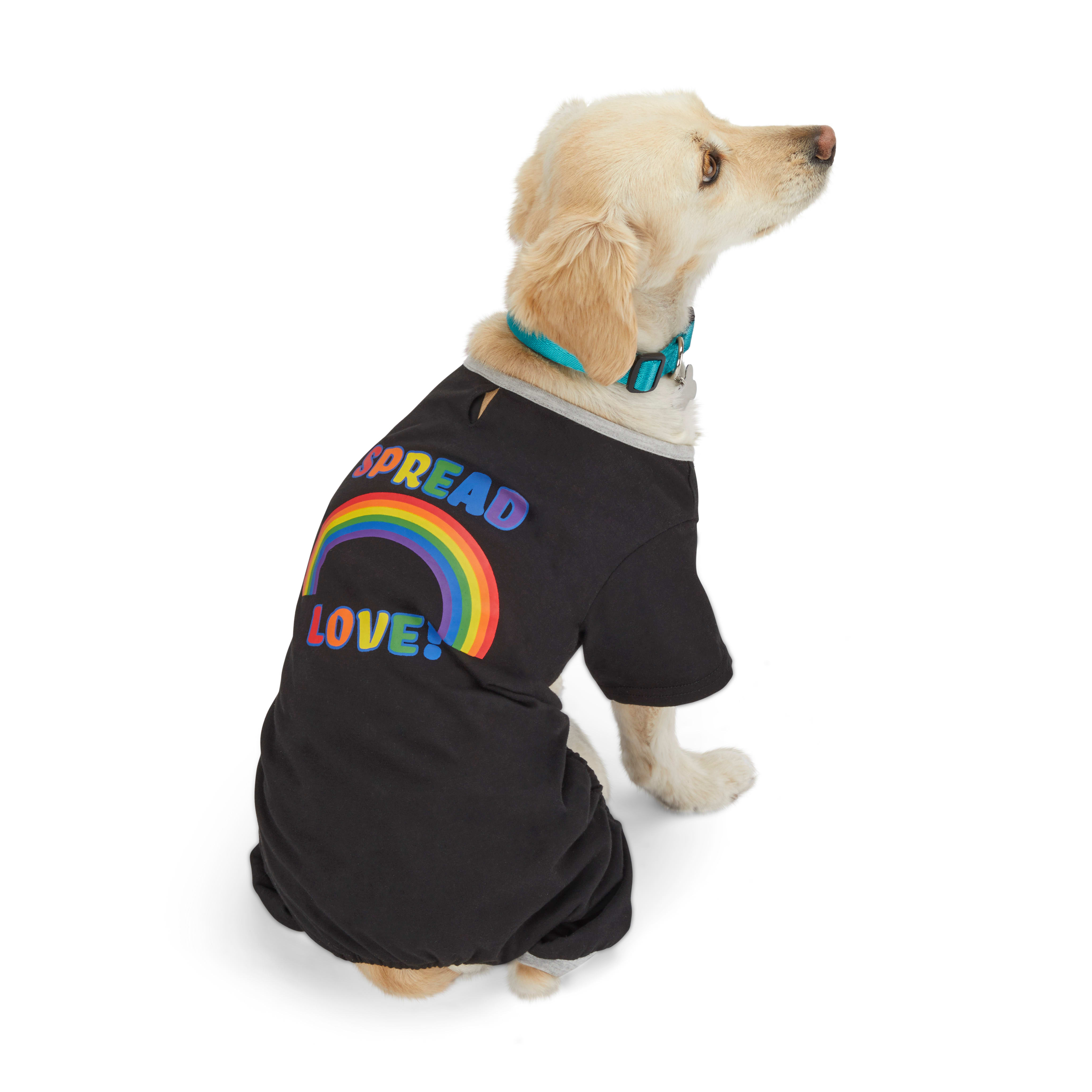 YOULY Rainbow Love XXS Dog Pajamas