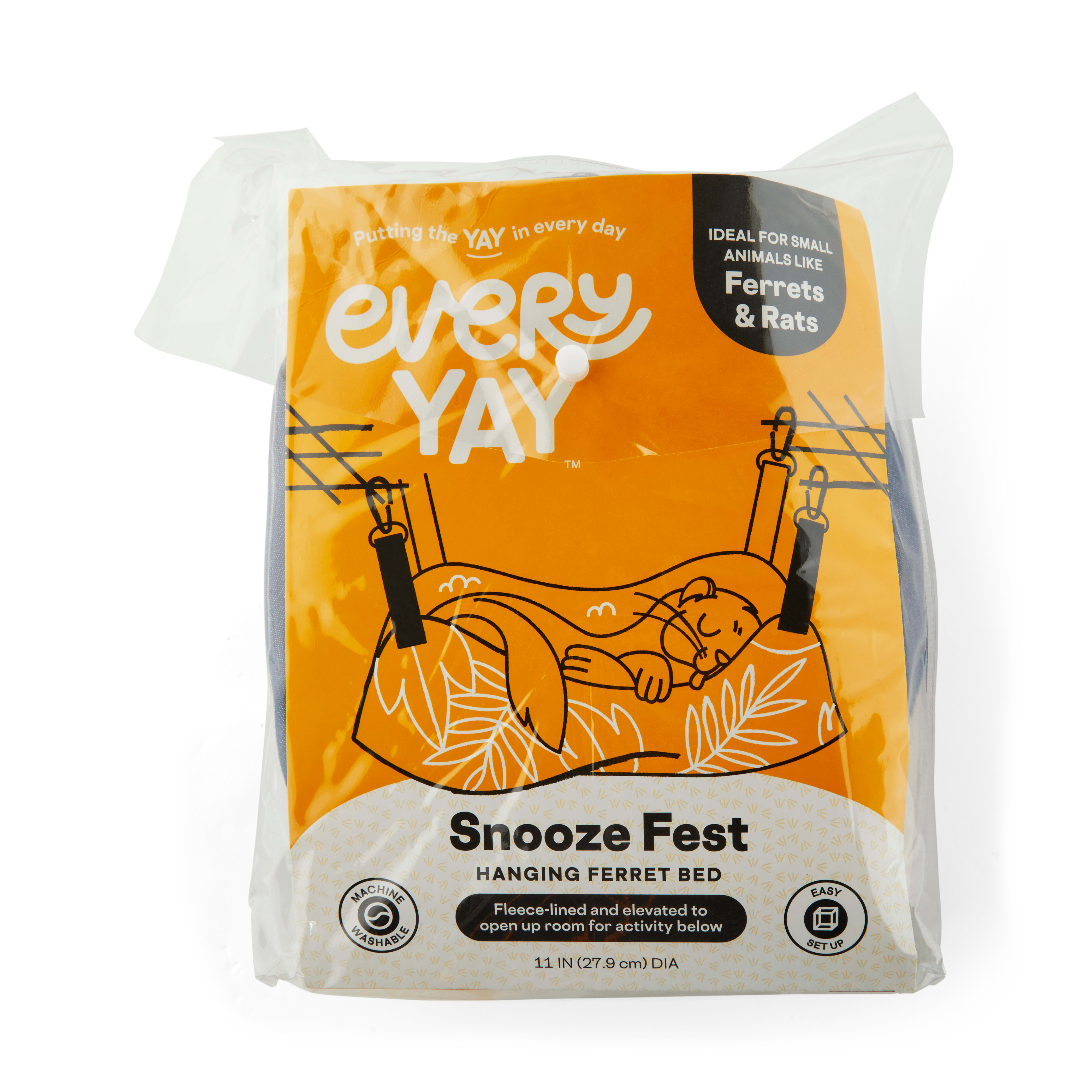 EveryYay Snooze Fest Plush Hanging Ferret Bed Petco