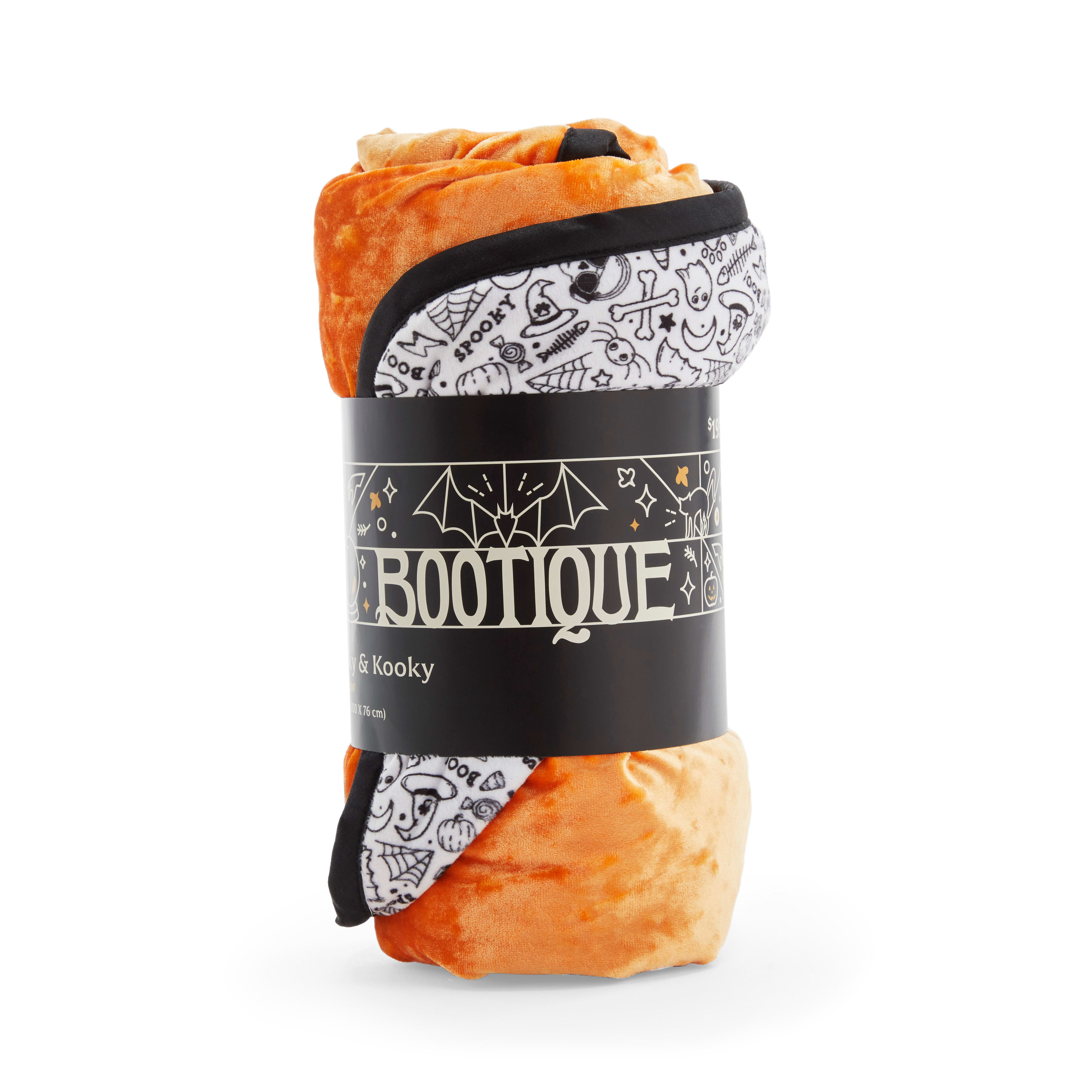  Bootique Spooky & Kooky Pet Throw, 40in. L X 30in. W