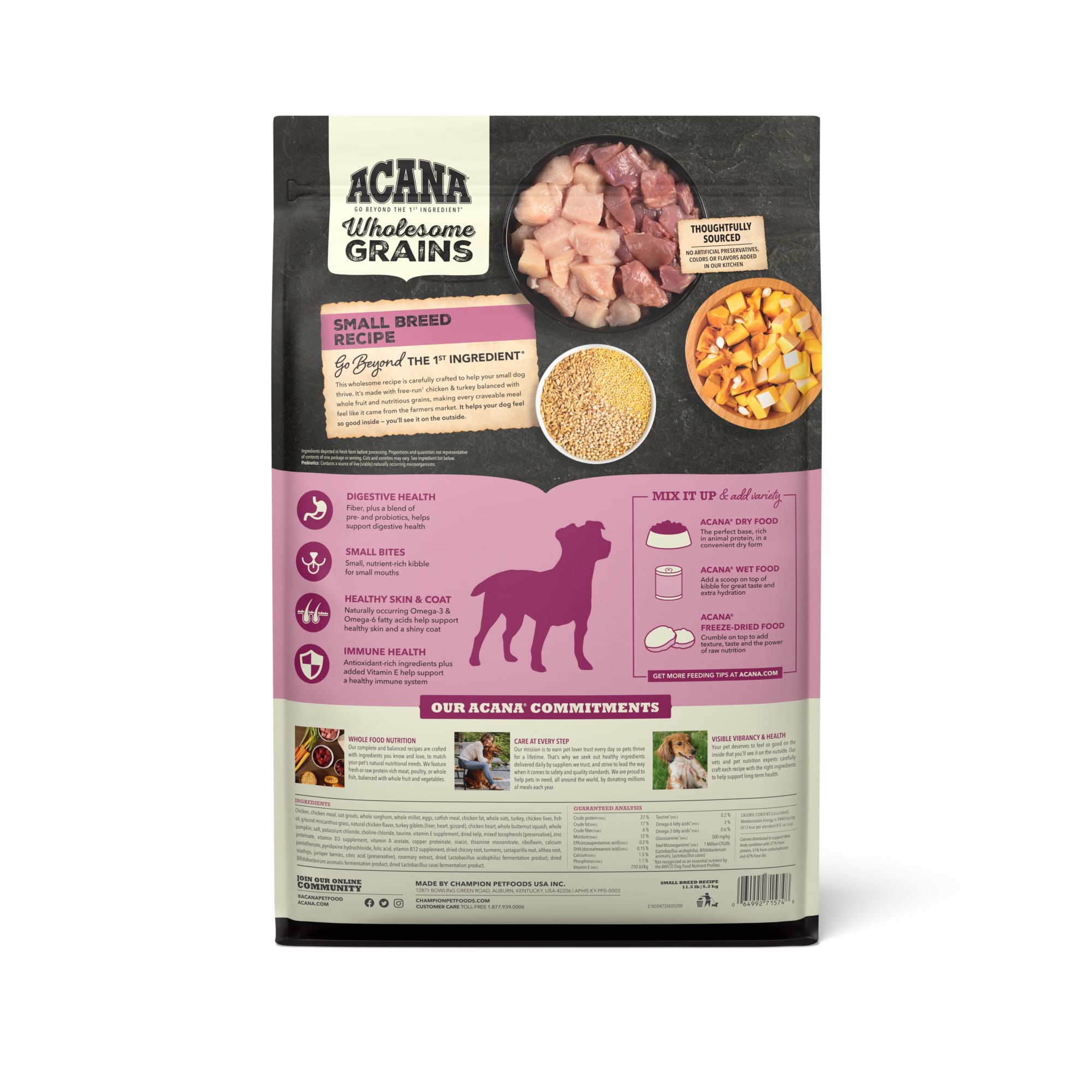 Acana small breed clearance ingredients