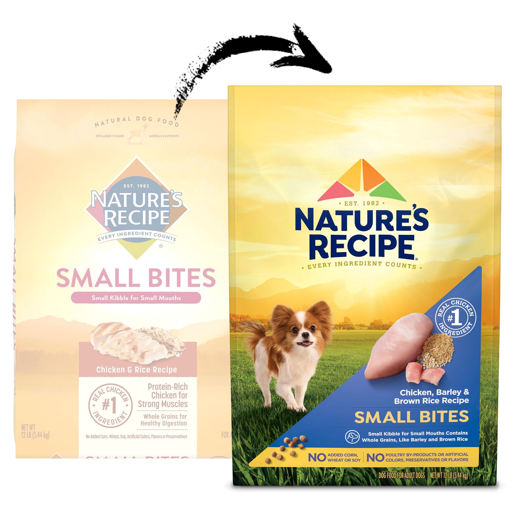 Nature's Recipe Small Bites Chicken & Rice Recipe Dry Food for Small