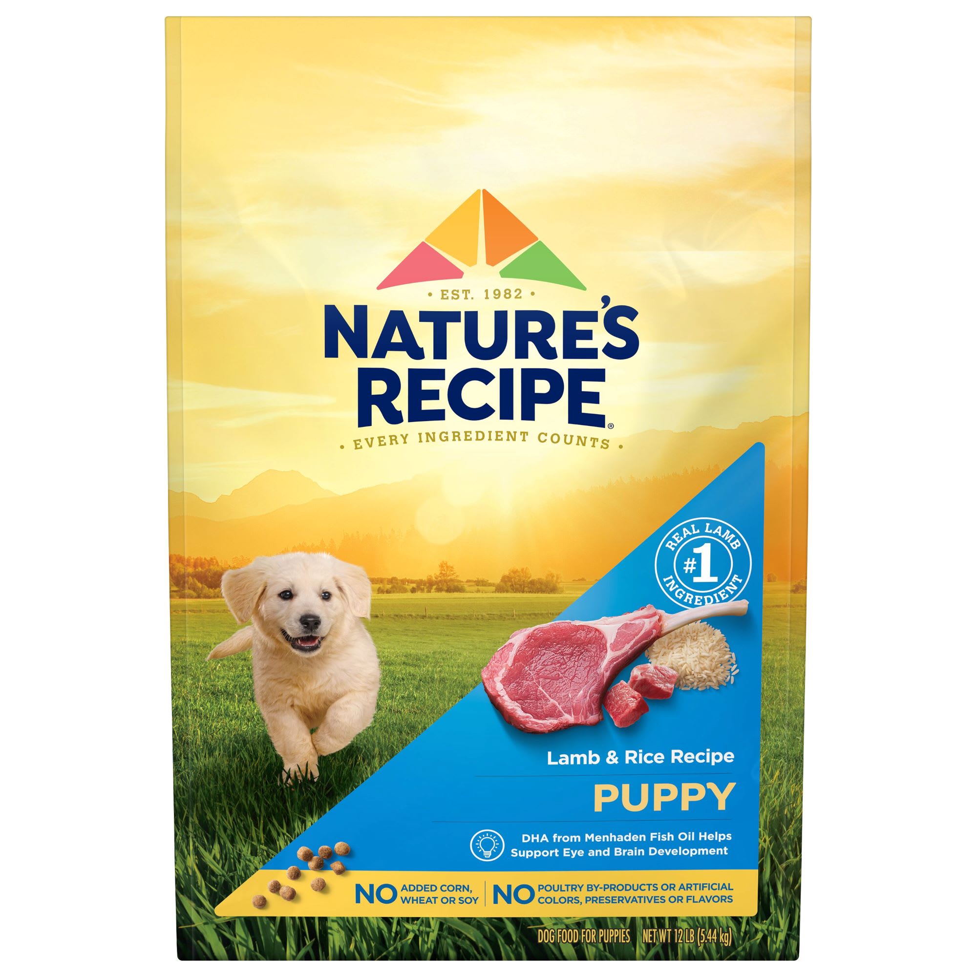 Nature's recipe lamb cheap and rice puppy