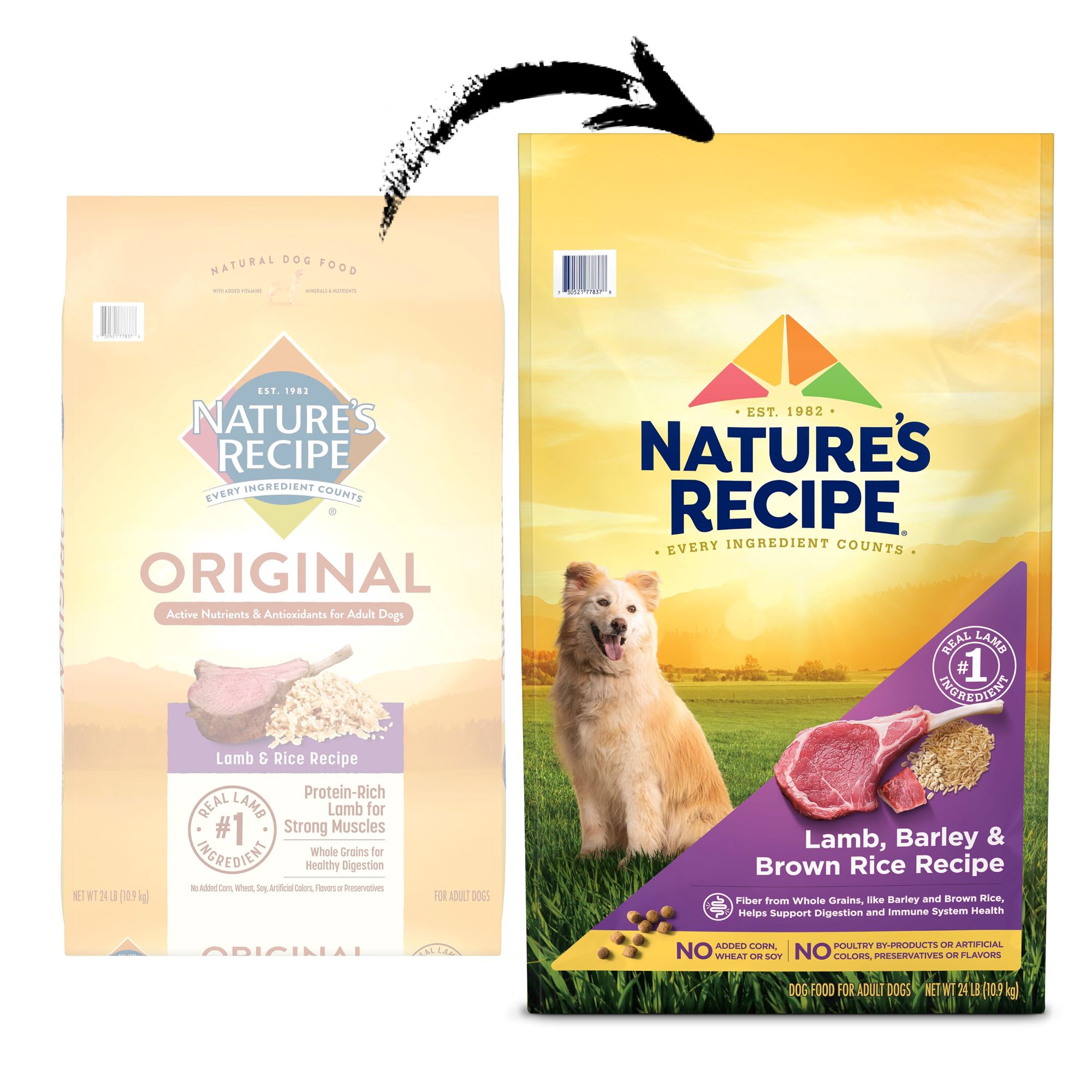 Nature's recipe lamb outlet meal