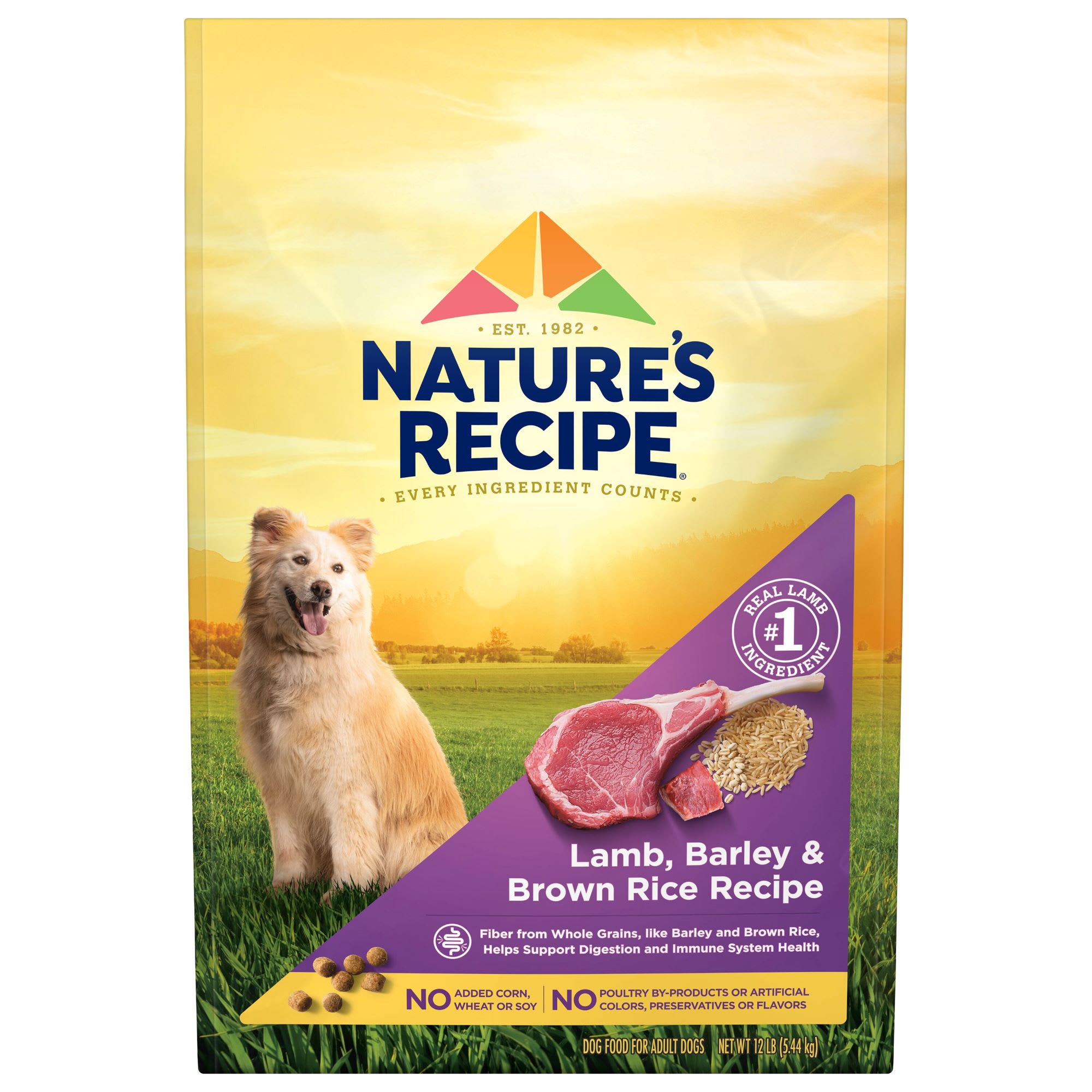 Nature s Recipe Original Lamb Rice Recipe Adult Dry Dog Food 24