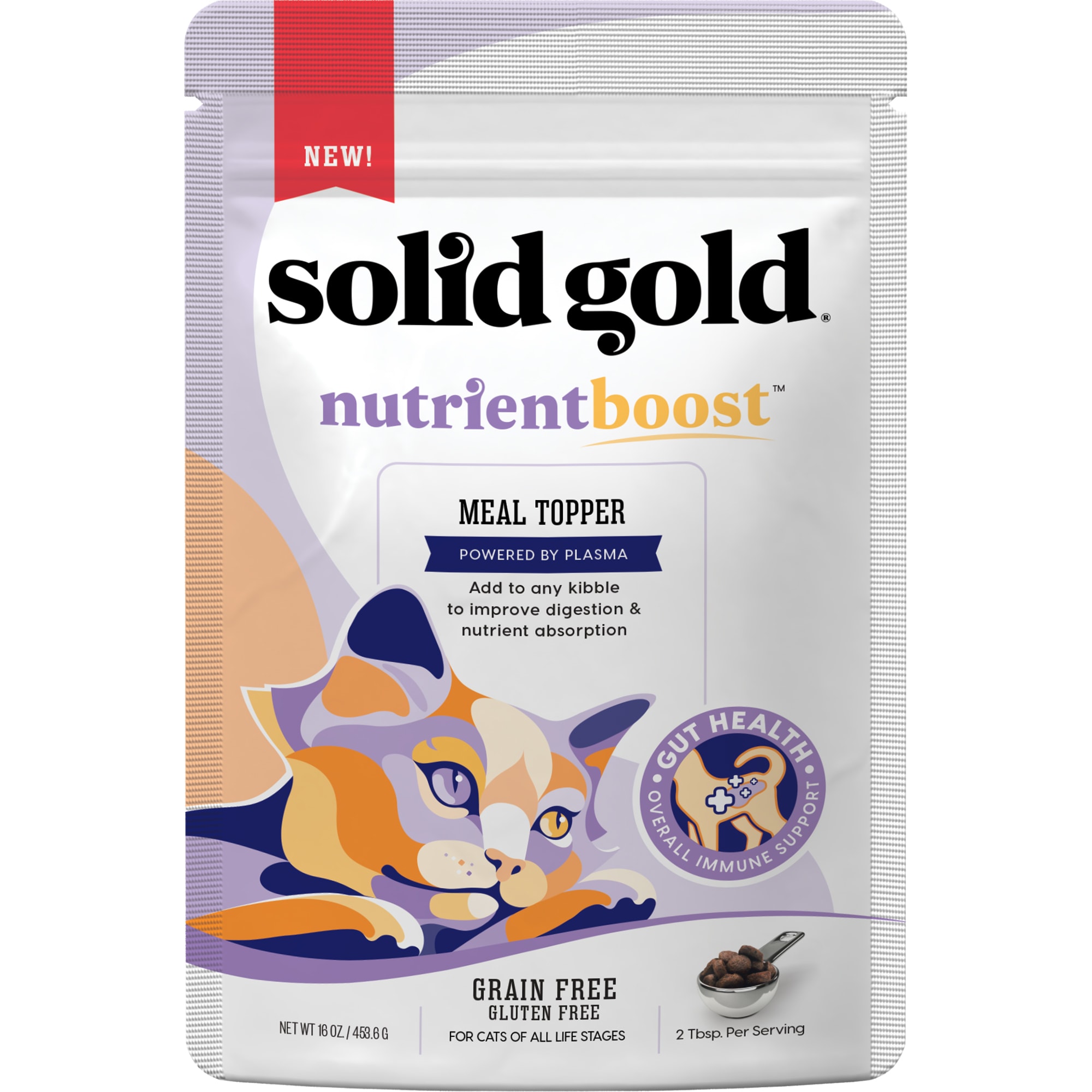 Solid Gold NutrientBoost Meal Topper Dry Cat Food 16 oz. Petco