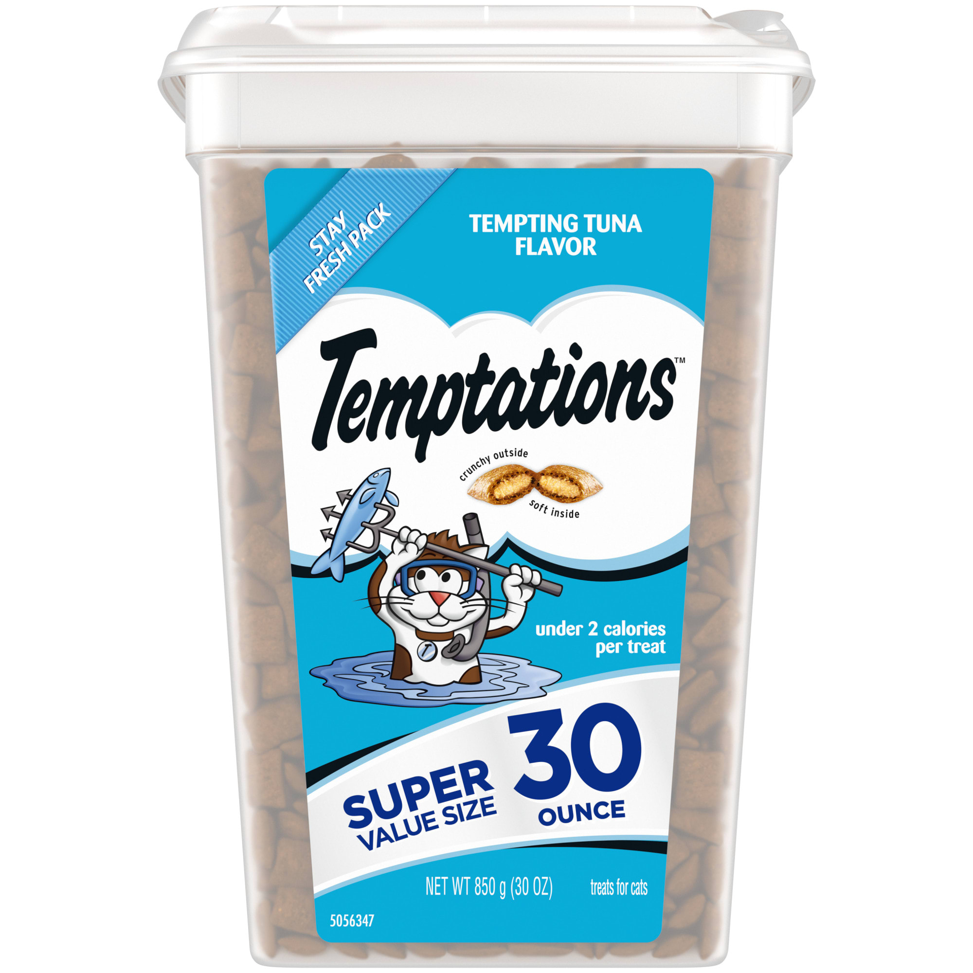 Temptations Classics Tempting Tuna Flavor Crunchy and Soft Cat Treats 30 oz