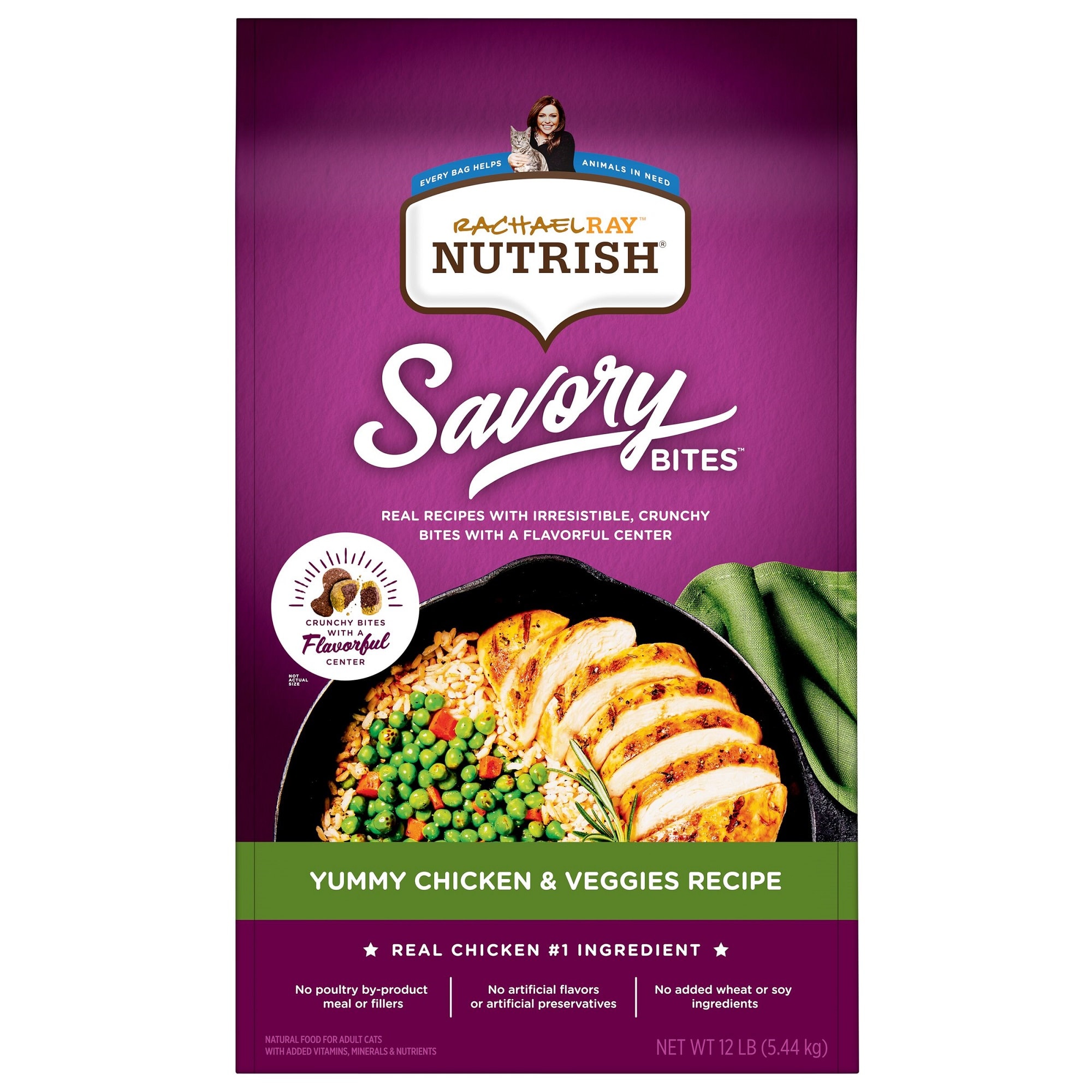 Rachael Ray Nutrish Savory Bites Yummy Chicken Veggies Recipe