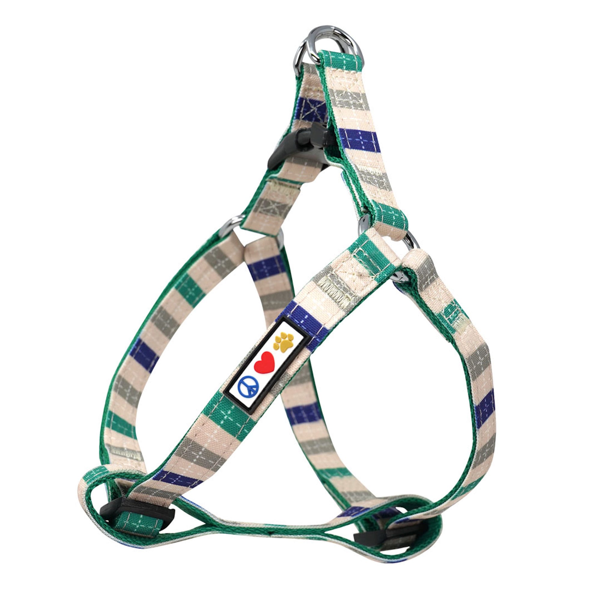 Pawtitas Multicolor Grey Puppy Dog Harness, Small Petco
