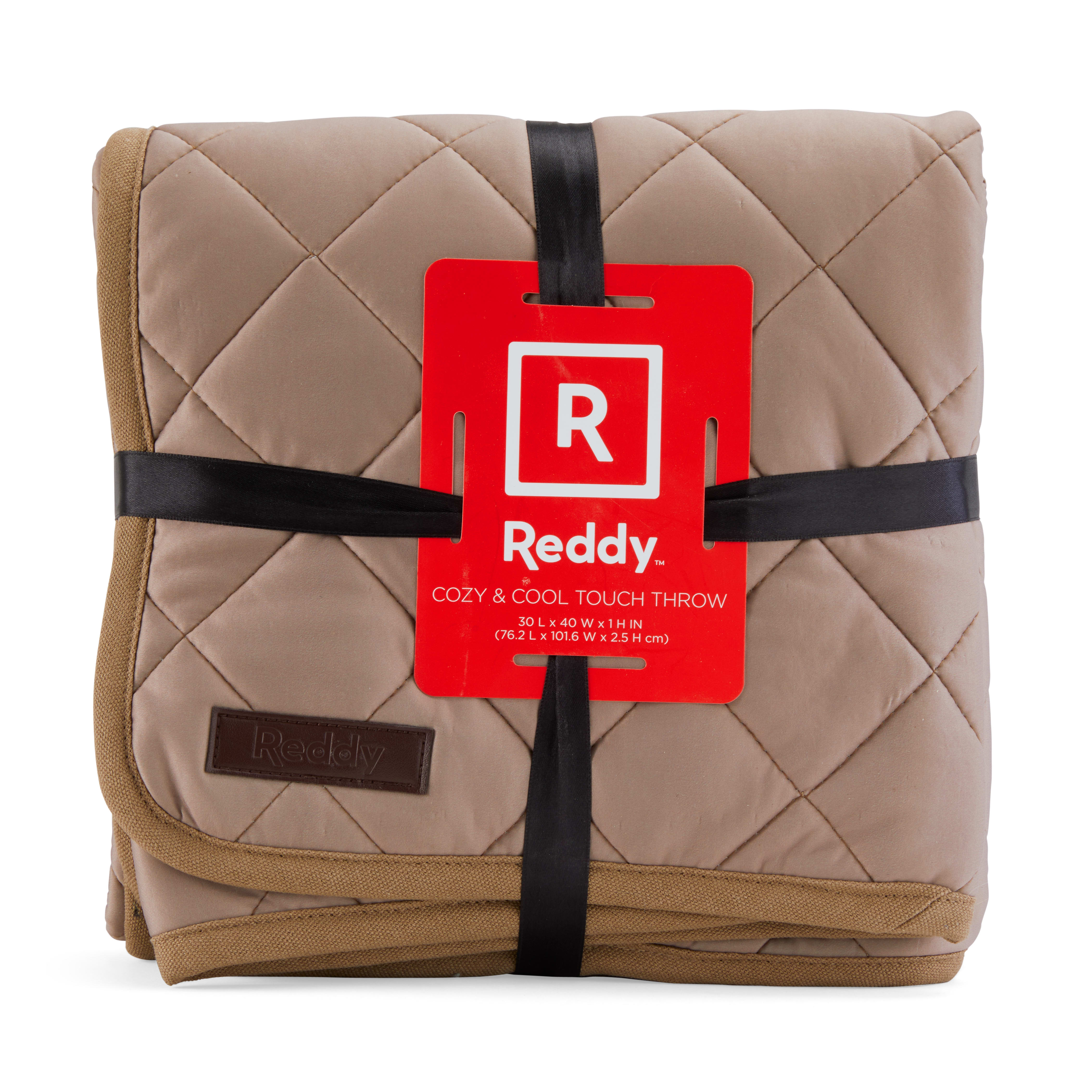 Reddy Cozy & Cool Touch Throw for Dogs, 30 L X 40 W, Tan