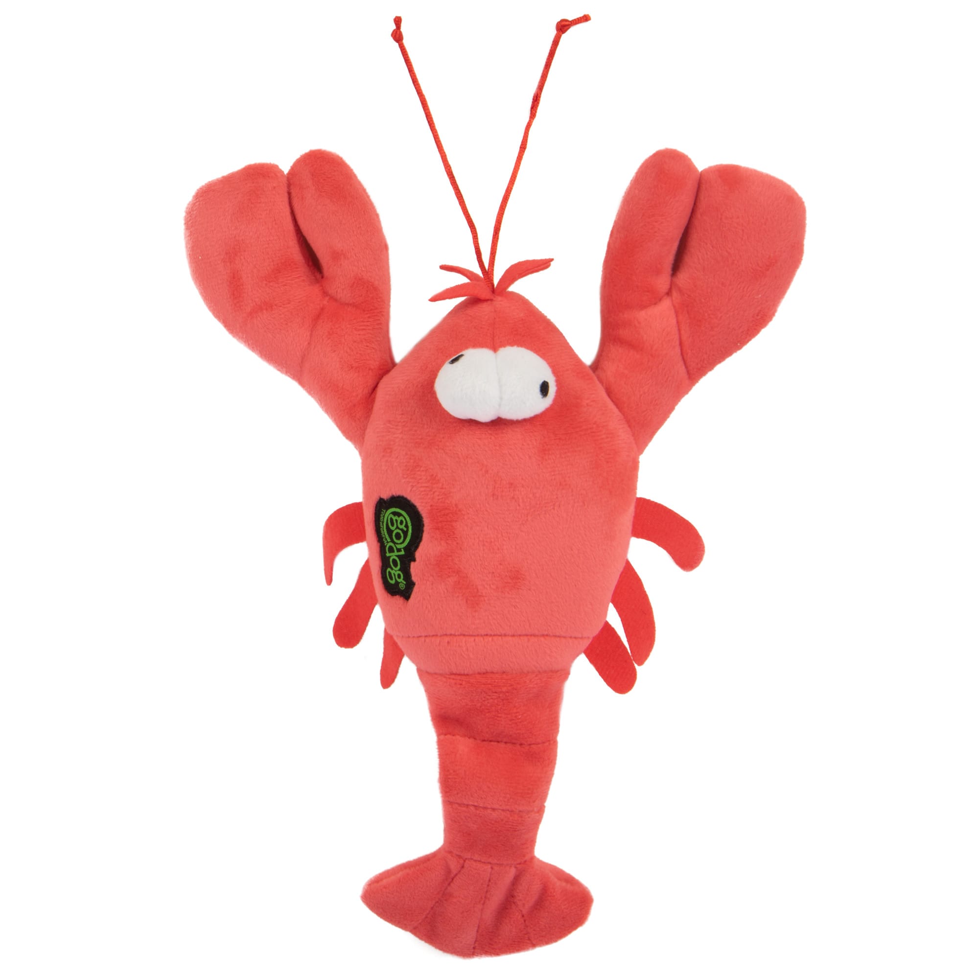 goDog Action Plush Lobster Dog Toy Medium