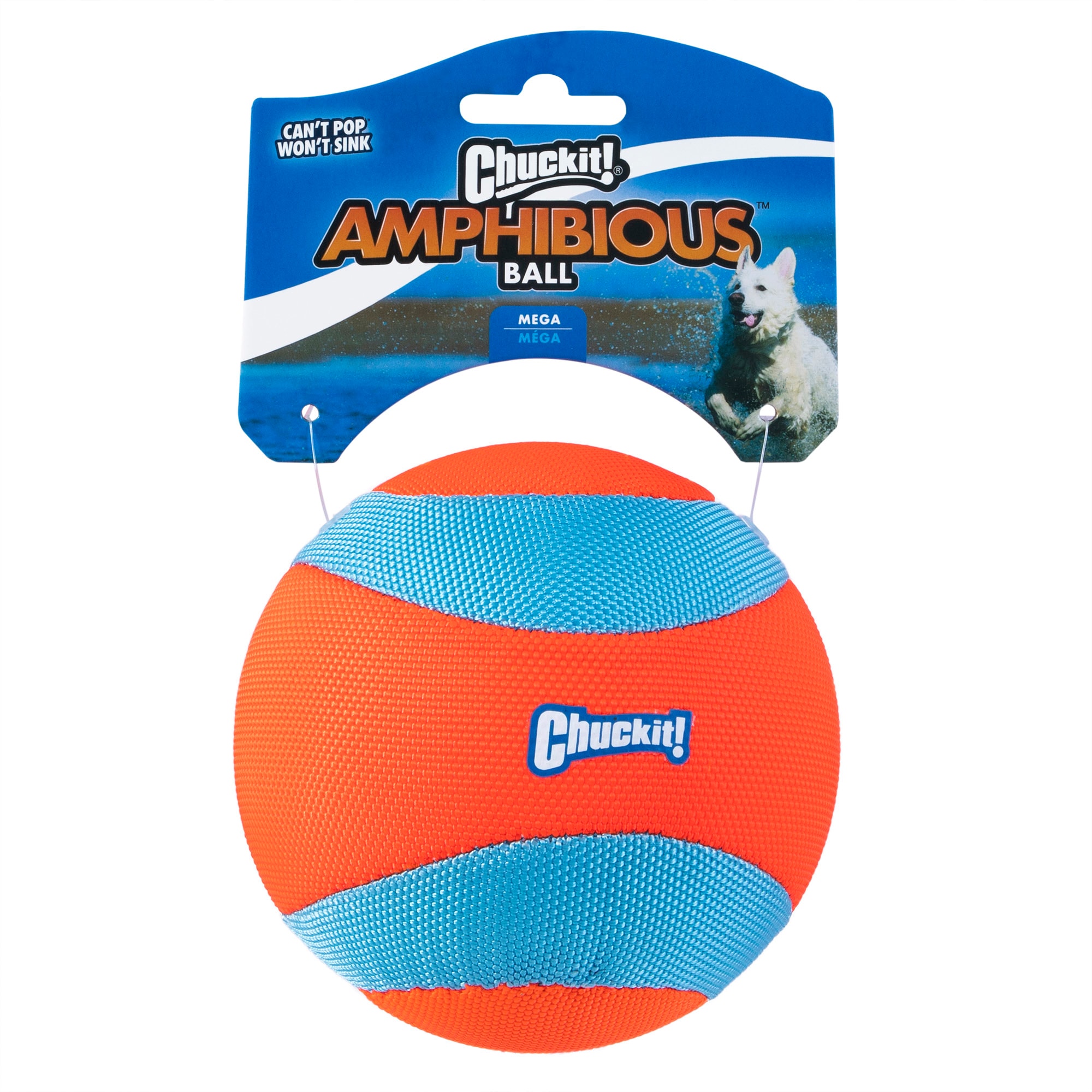 Chuckit Mega Amphibious Dog Ball Roller Floating Fetch Toy for Dogs Large