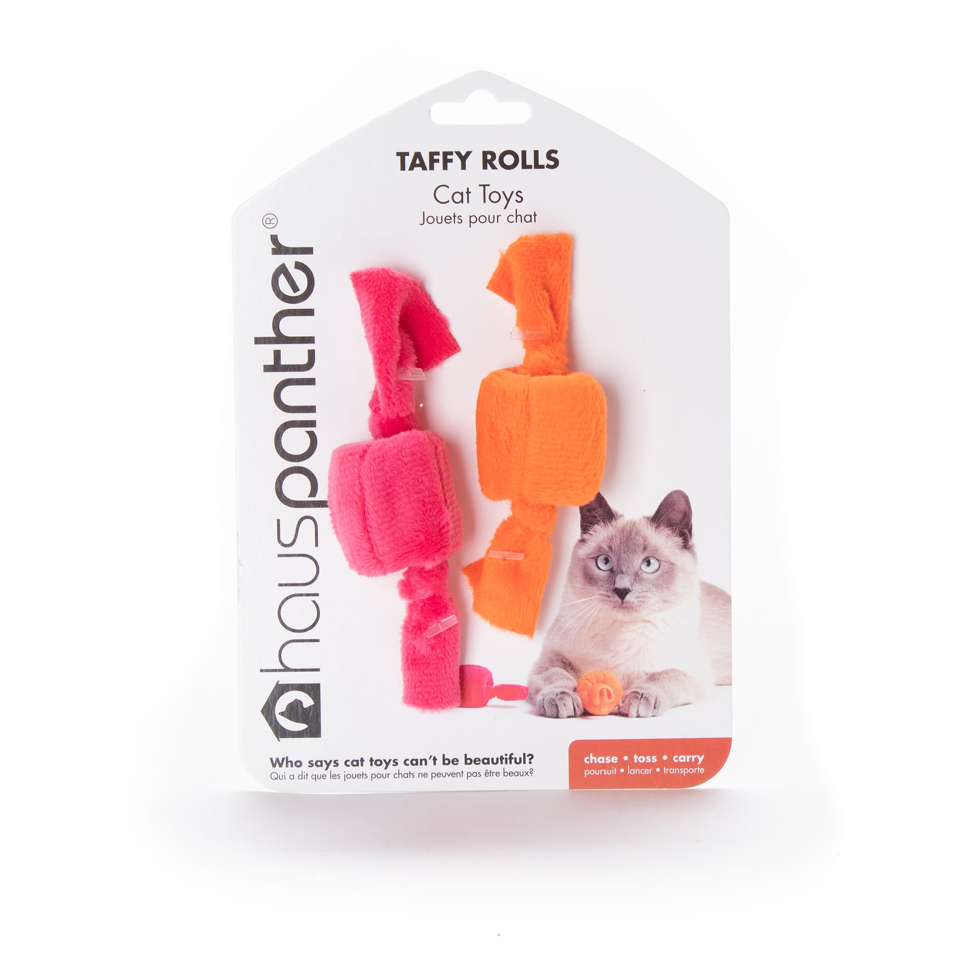 Hauspanther Collection By Primetime Taffy Rolls Zest Cat Toy Medium Petco
