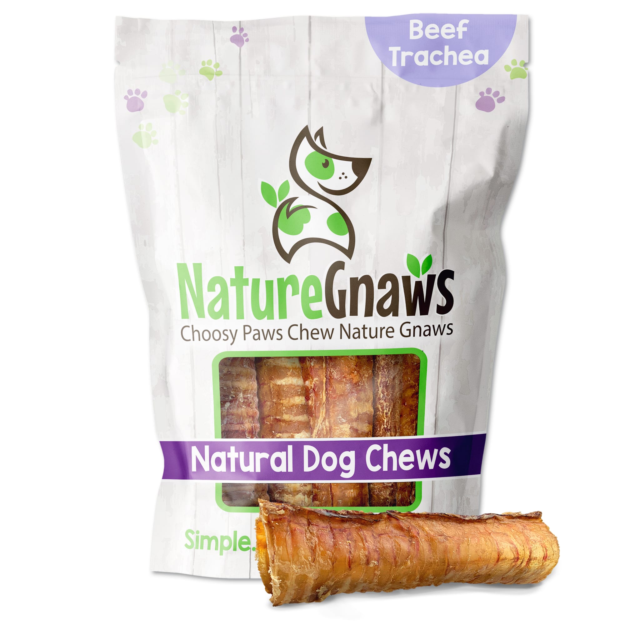 Nature Gnaws Beef Trachea Natural Dog Chews 6 Count Petco