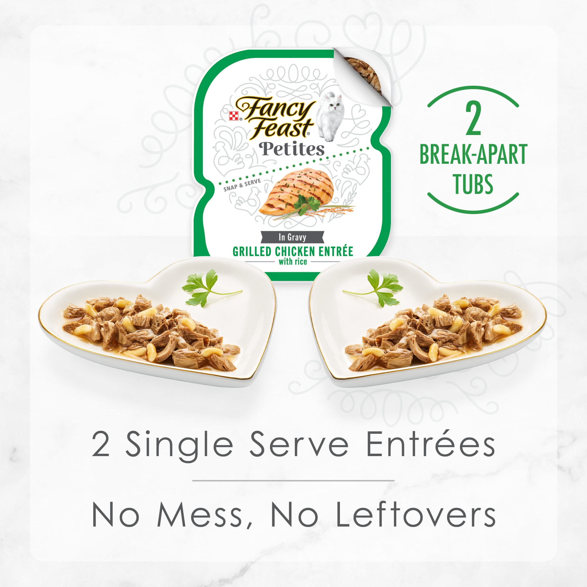 Fancy Feast Petites Grilled Chicken With Rice Entree Gourmet Gravy