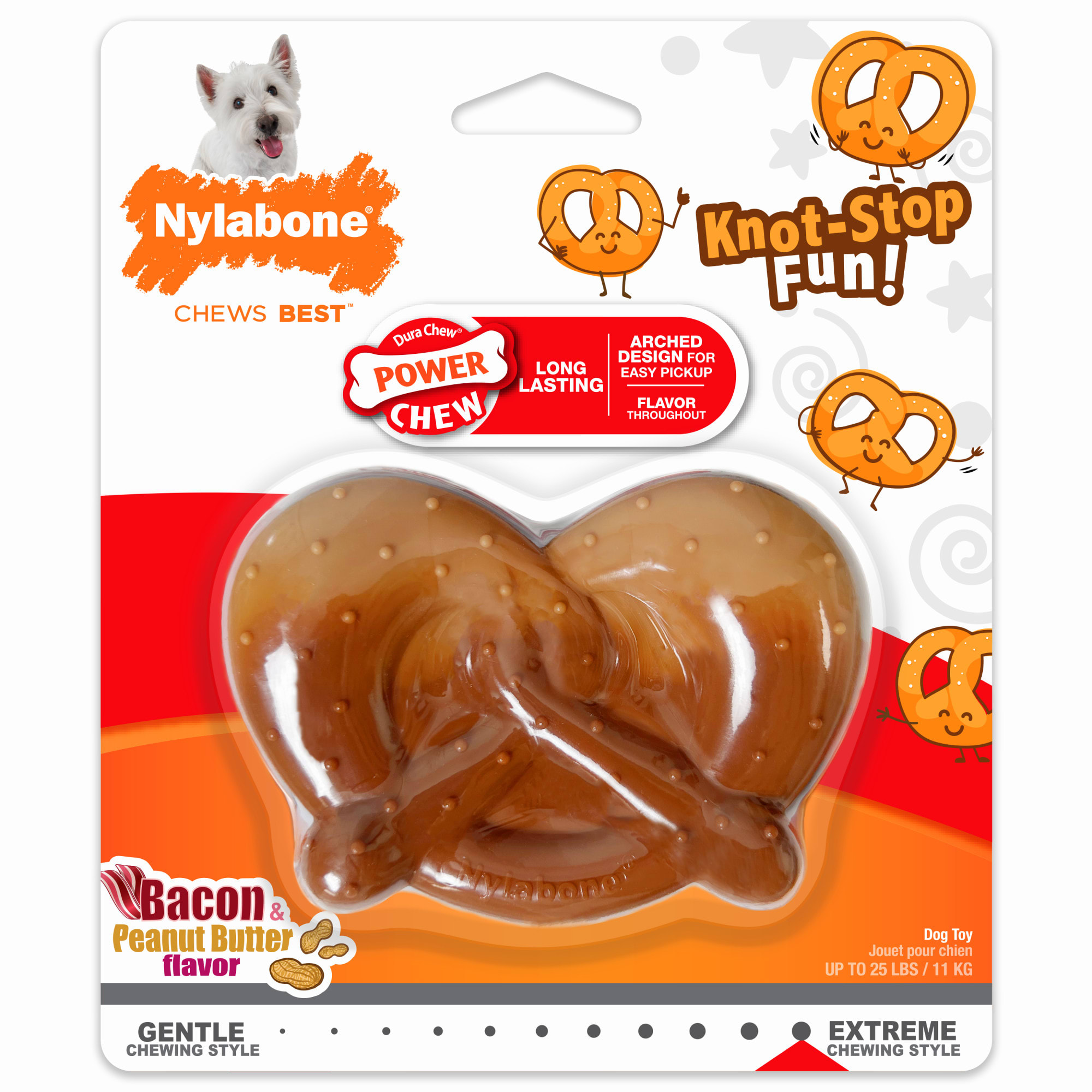 Nylabone dura 2025 chew bacon