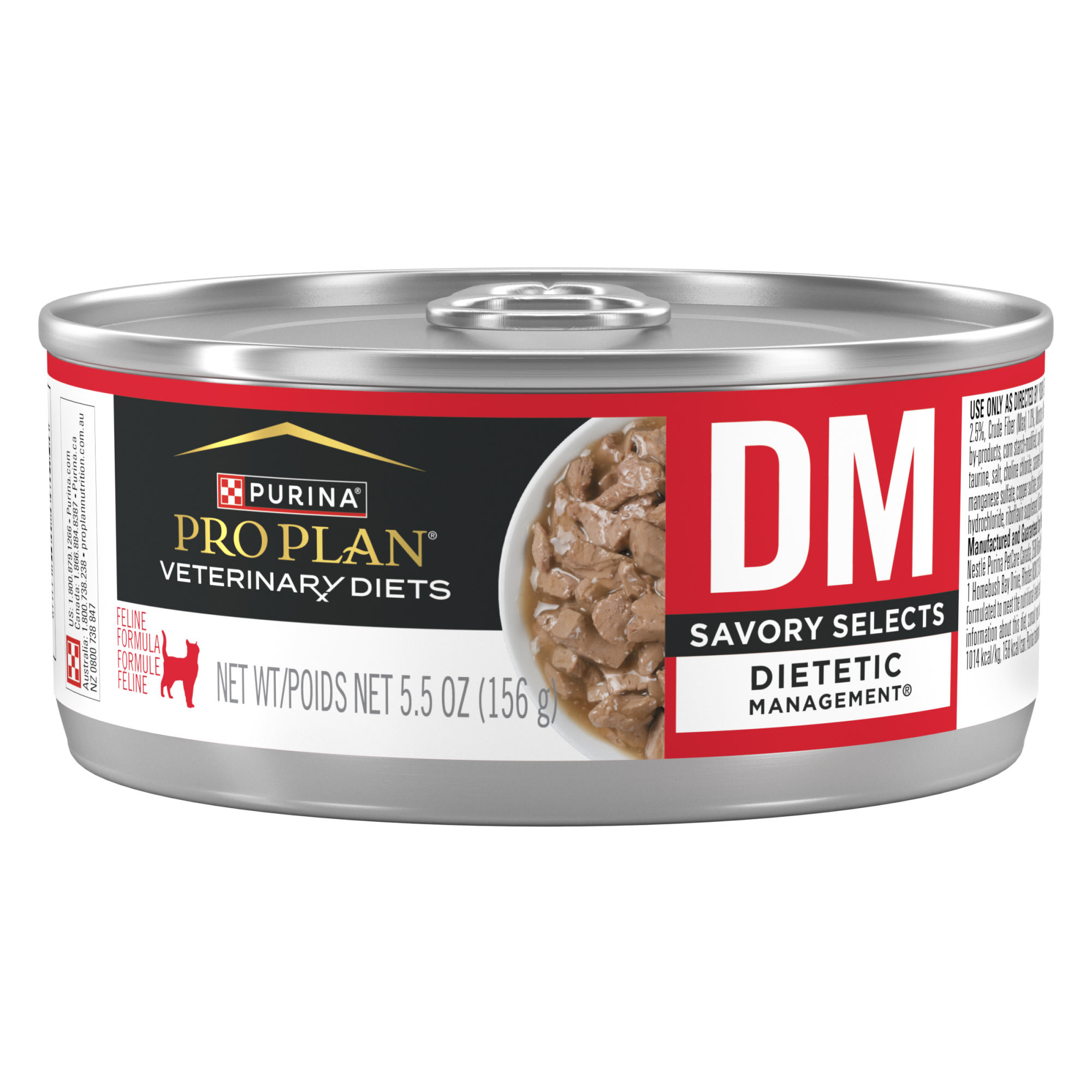 Purina Pro Plan Vet Diets DM Cat Food for Diabetic Support & Health