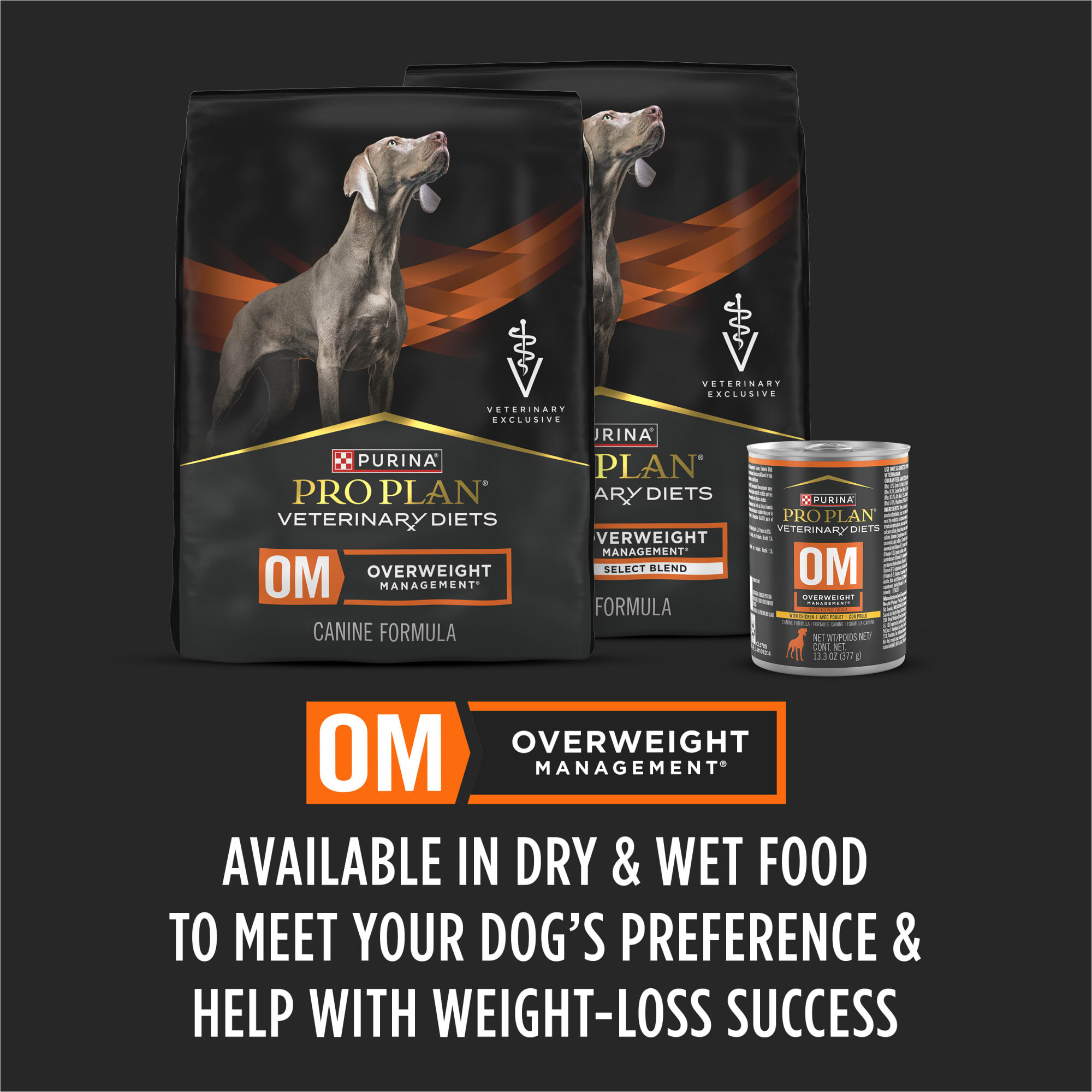 Purina Pro Plan Veterinary Diets OM Overweight Management Canine