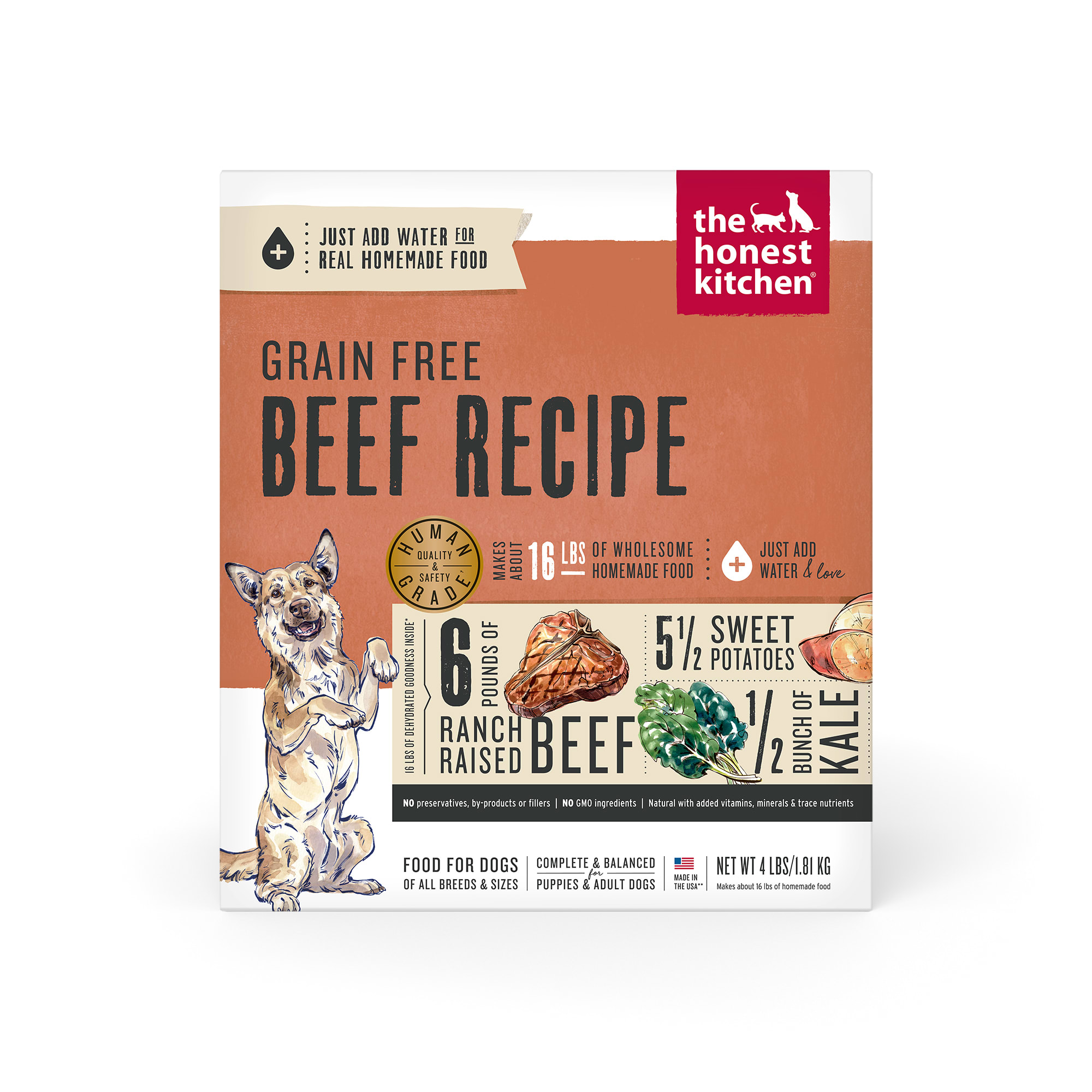 honest kitchen dehydrated beef dog food        <h3 class=