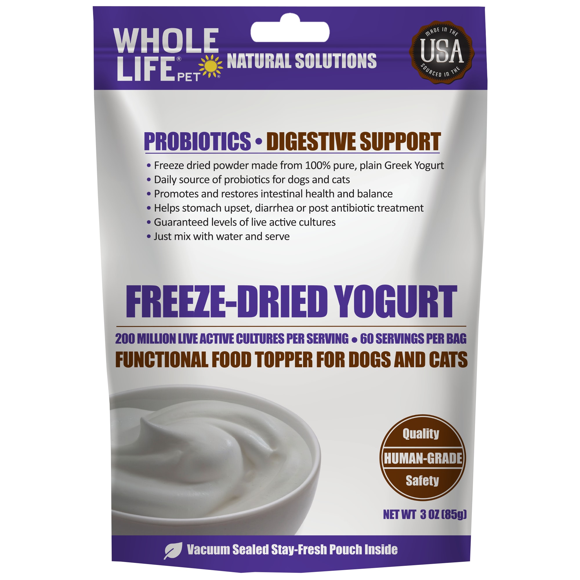 Maxota Raw: Organic Goat Milk Frozen Yogurt Treat for Dogs and Cats