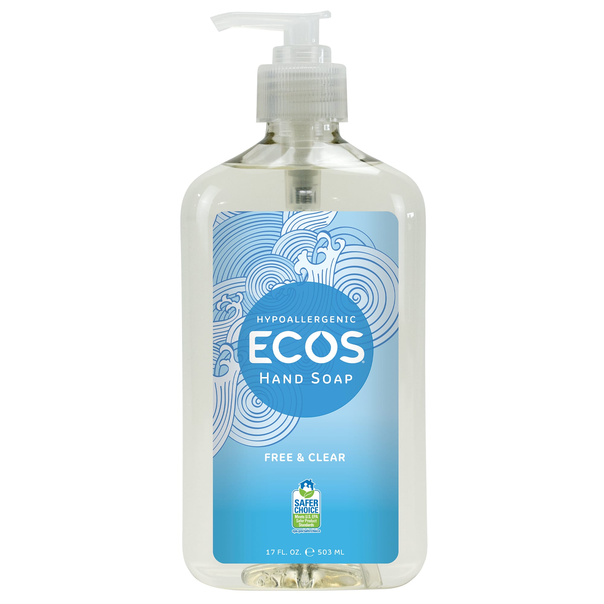 ECOS Hypoallergenic Hand Soap Free & Clear 17 fl oz