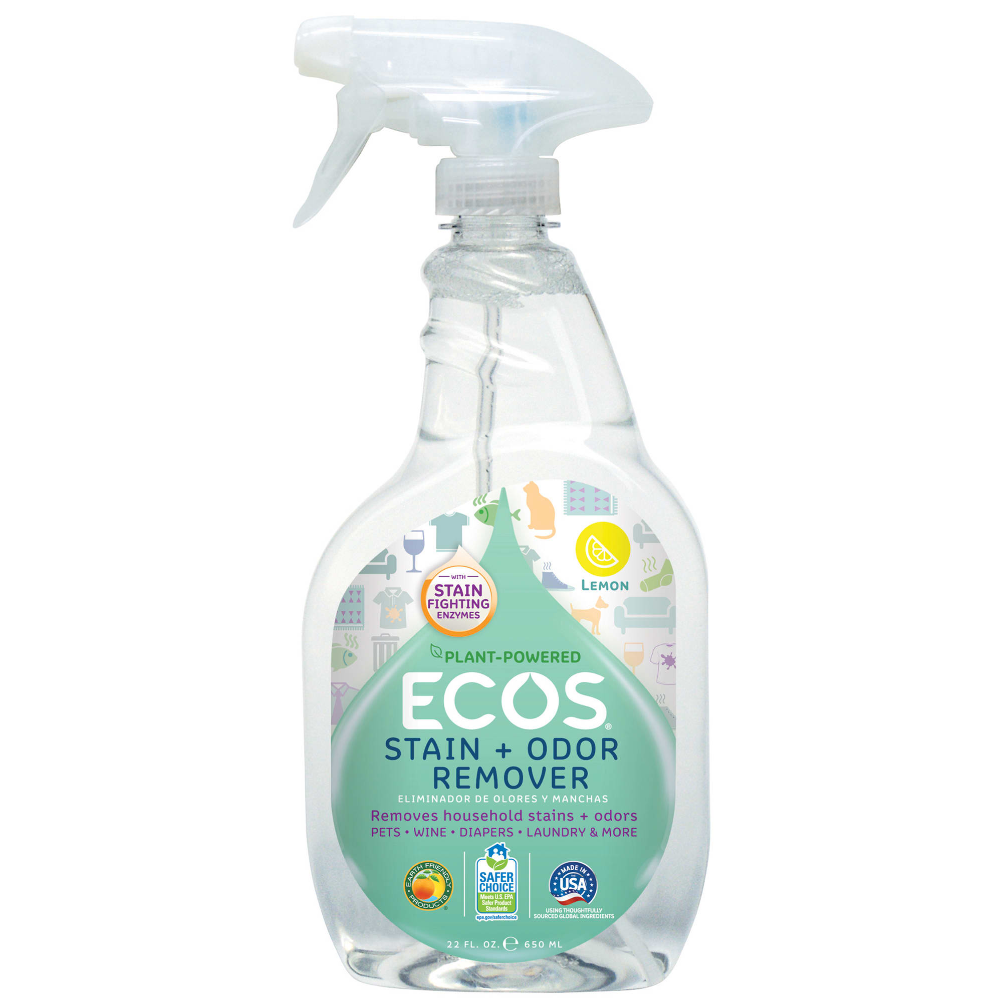 Ecos stain on sale & odor remover