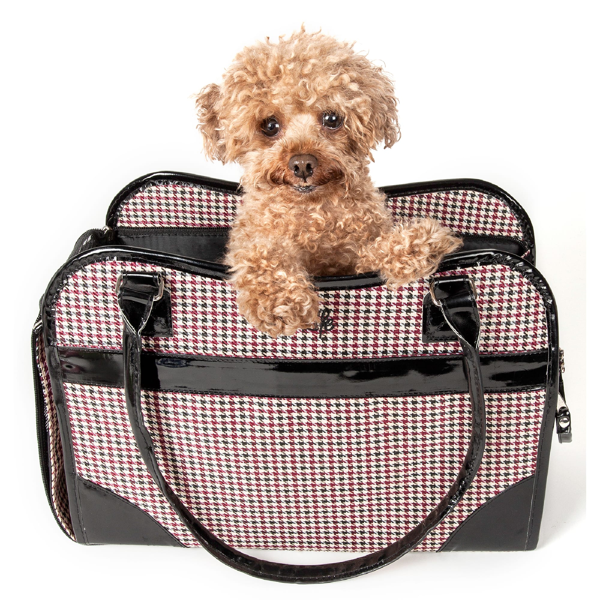 Adriene's Choice Luxury Pet Carrier, Puppy Small Dog Carrier, Cat Carrier Bag, Waterproof Premium PU Leather Carrying Handbag