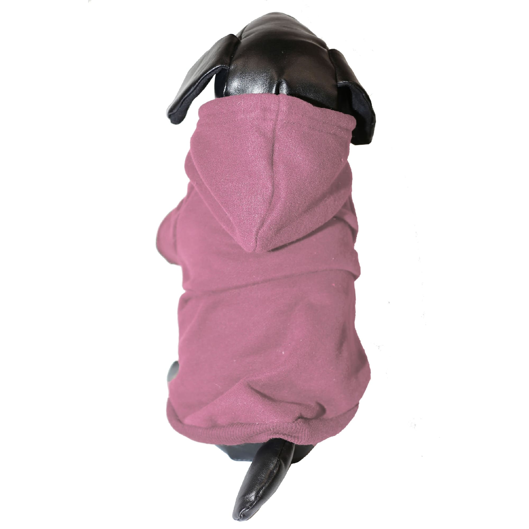 Pet Life Pink Plush Cotton Hoodie Sweater for X-Small Dogs