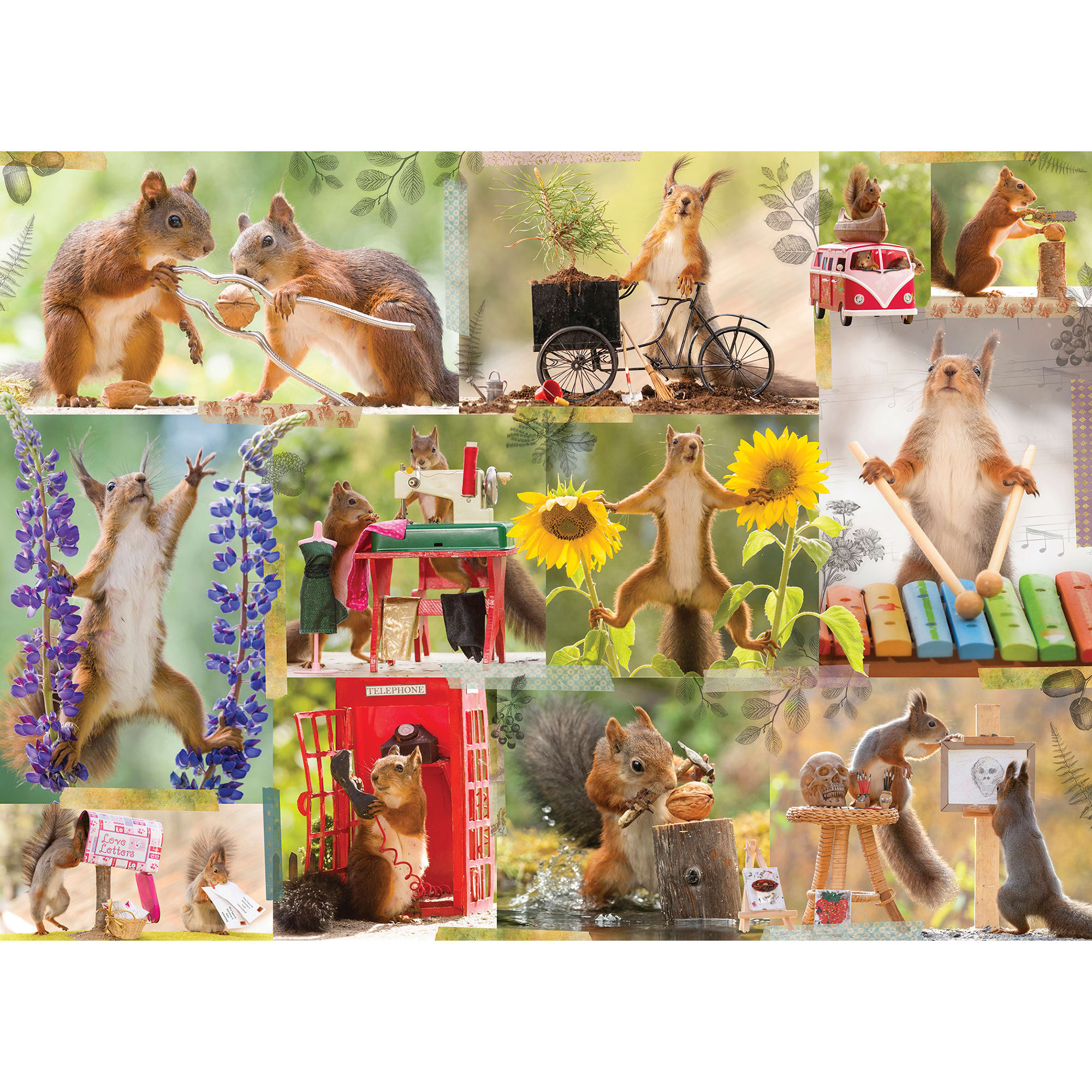 Willow Creek Press Gettin' Squirrelly 1000Piece Puzzle Petco