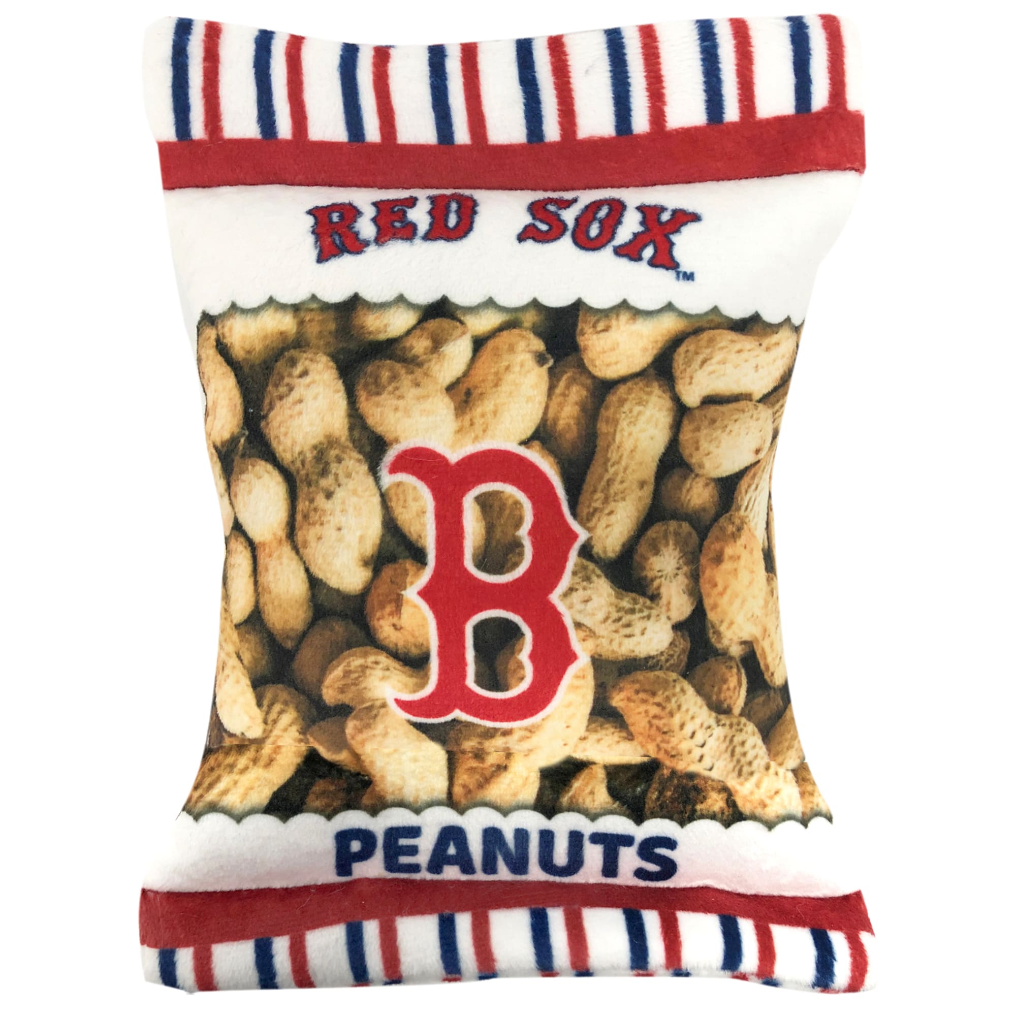 Pets First Boston Red Sox Peanut Bag Dog Toy, Medium