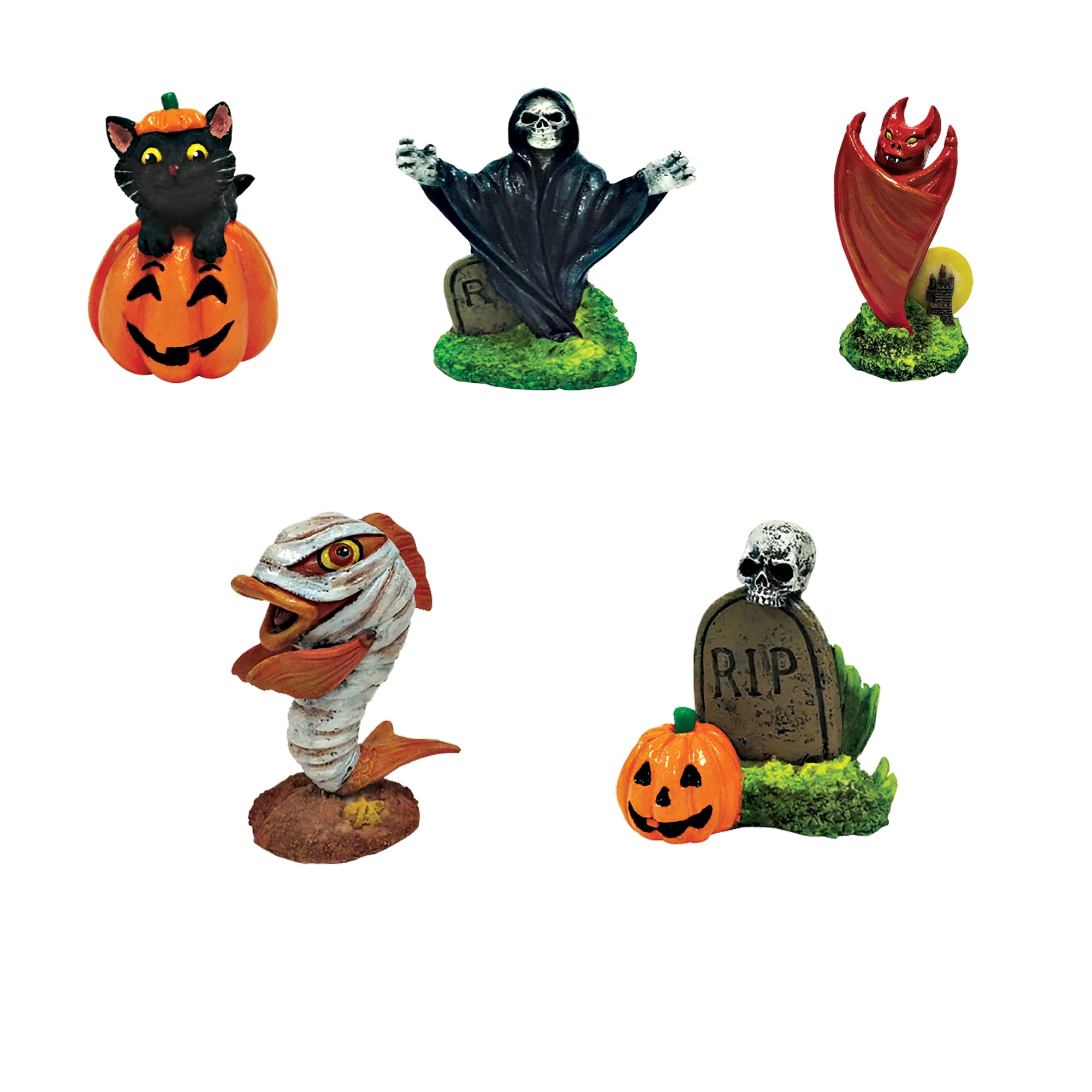 boezem Bermad progressief Penn Plax Spooky Resins Aquarium Ornaments, X-Small | Petco