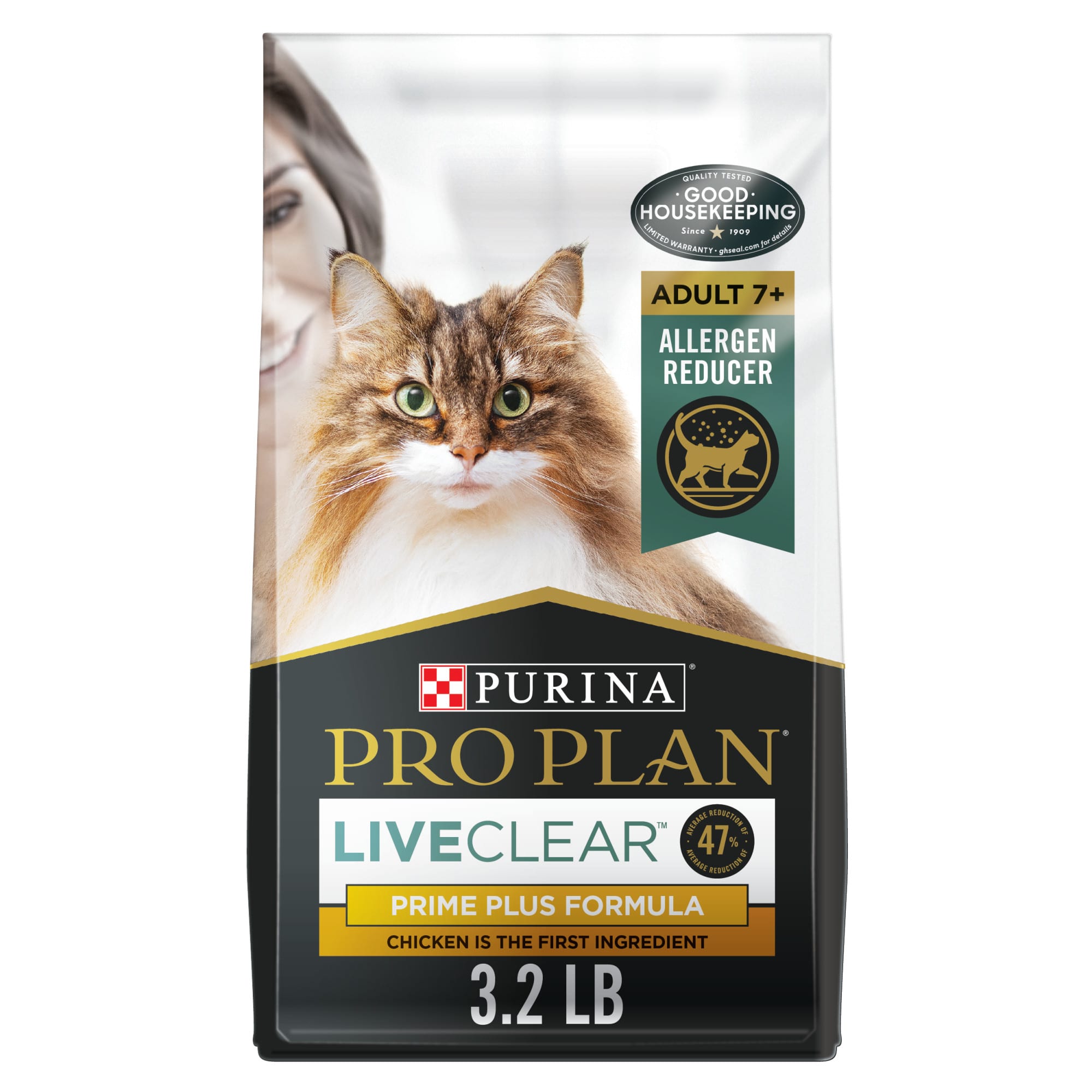 UPC 038100191502 product image for Purina Pro Plan Liveclear Adult 7+ Prime Plus Formula Longer Life Chicken Dry Ca | upcitemdb.com